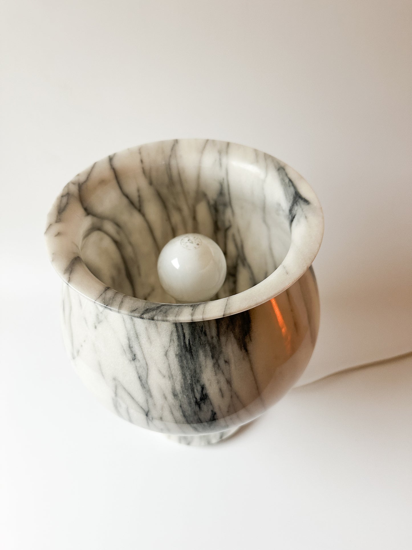Vintage Italian Marble Desk/Table Lamp