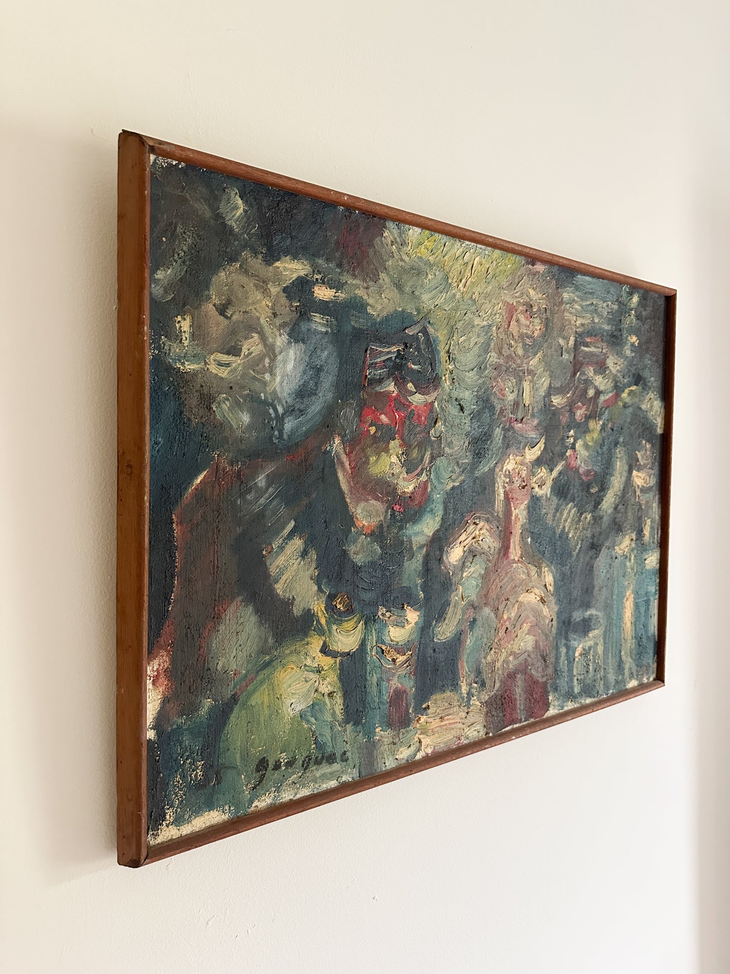 Vintage Impasto Oil Painting (signed)
