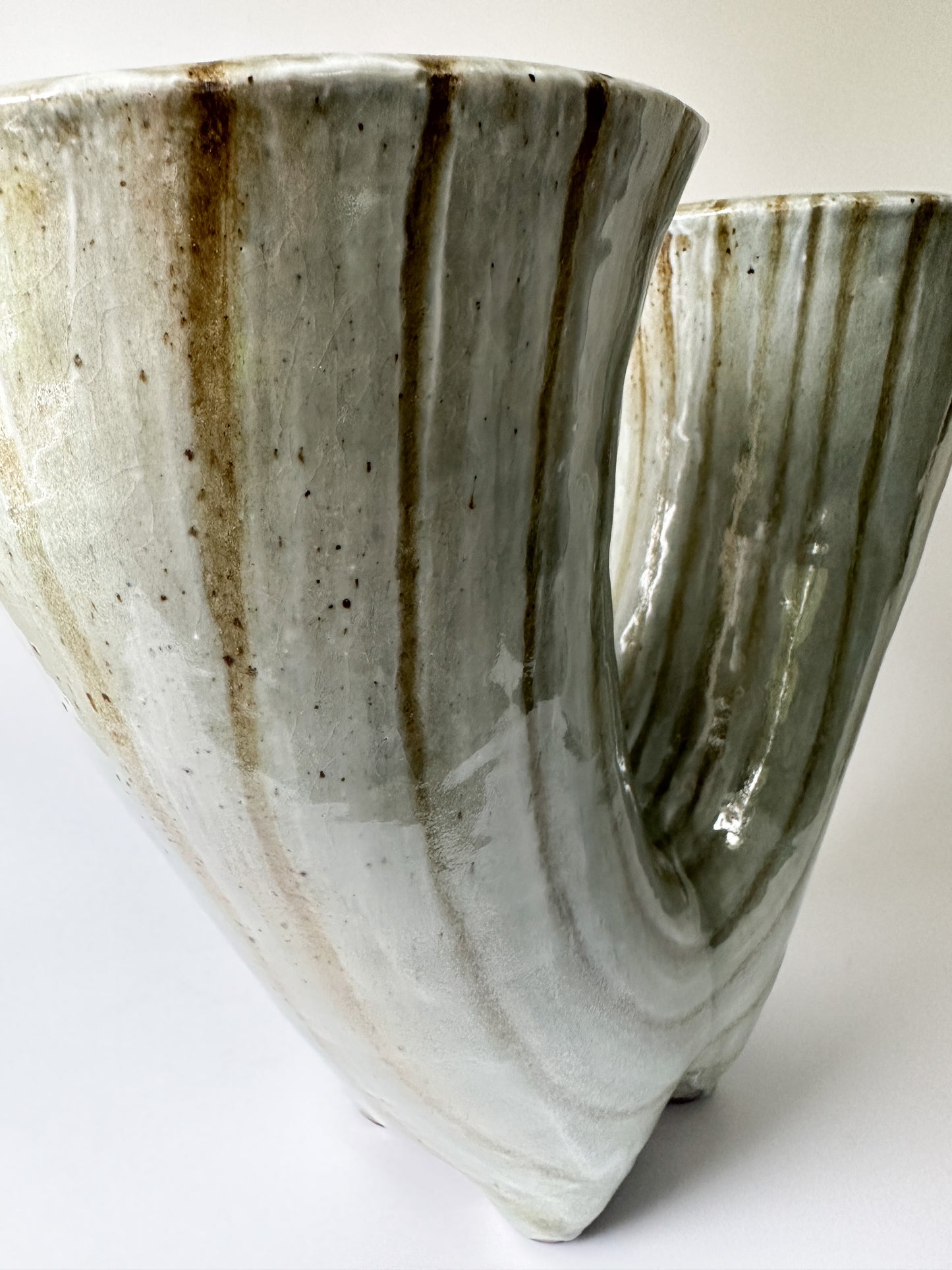 Large Celadon Pottery Vase Vessel