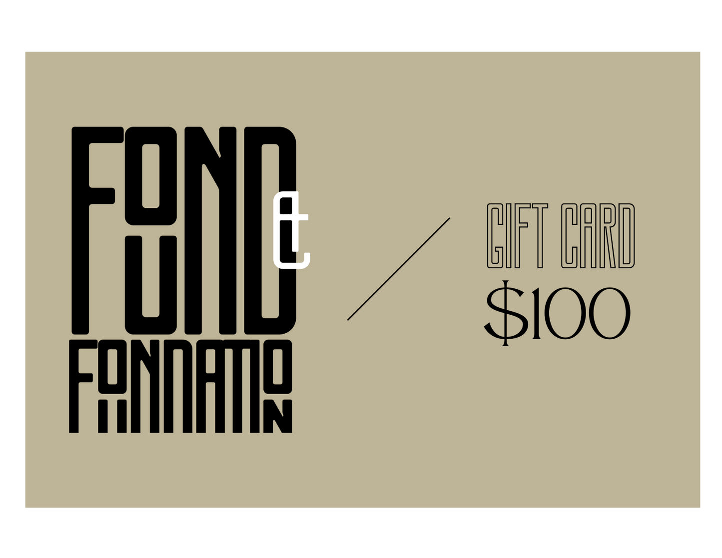 Found & Foundation Gift Cards