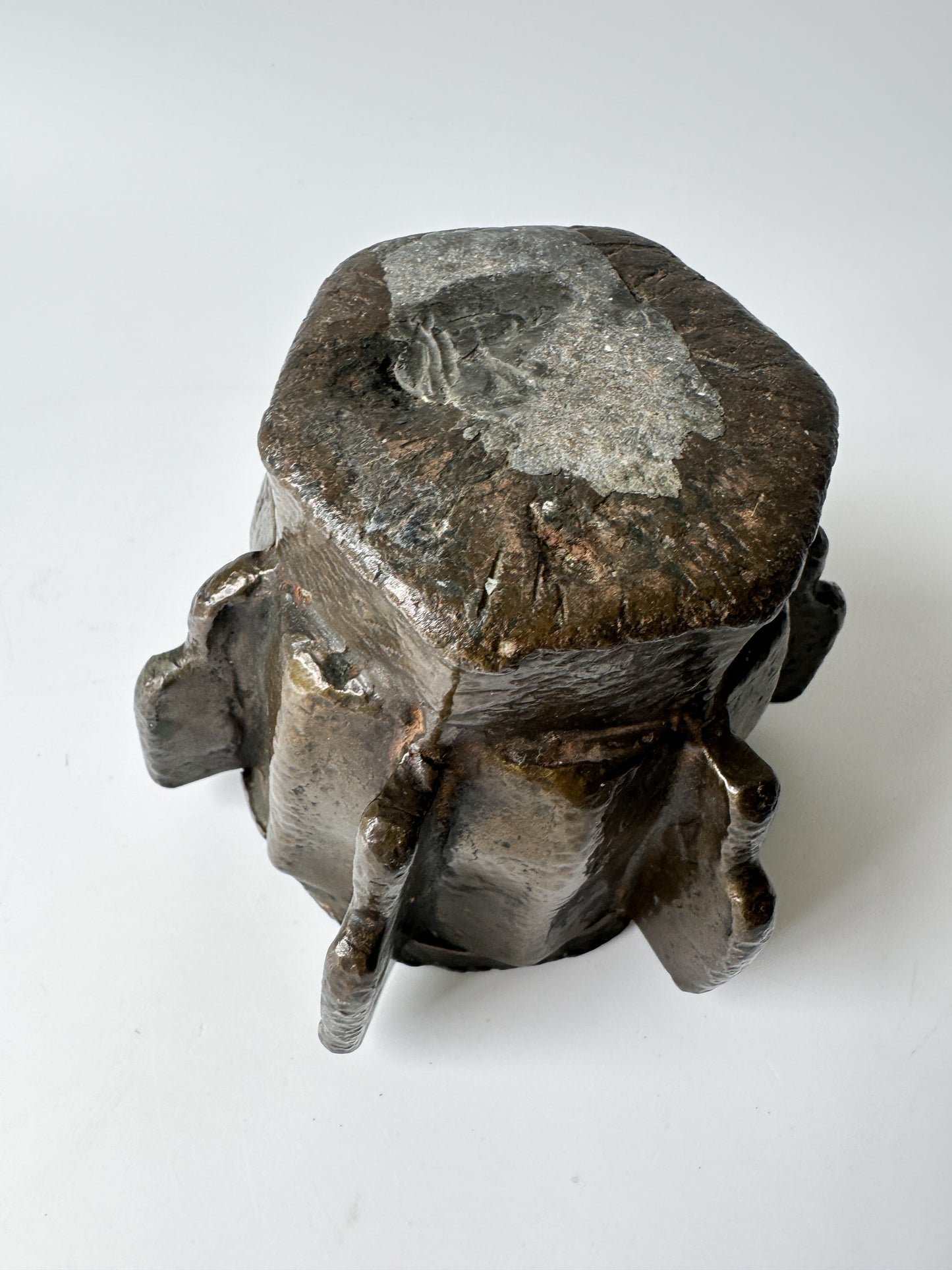 Antique - Heavy Bronze Mortar and Pestle from 15th/16th century
