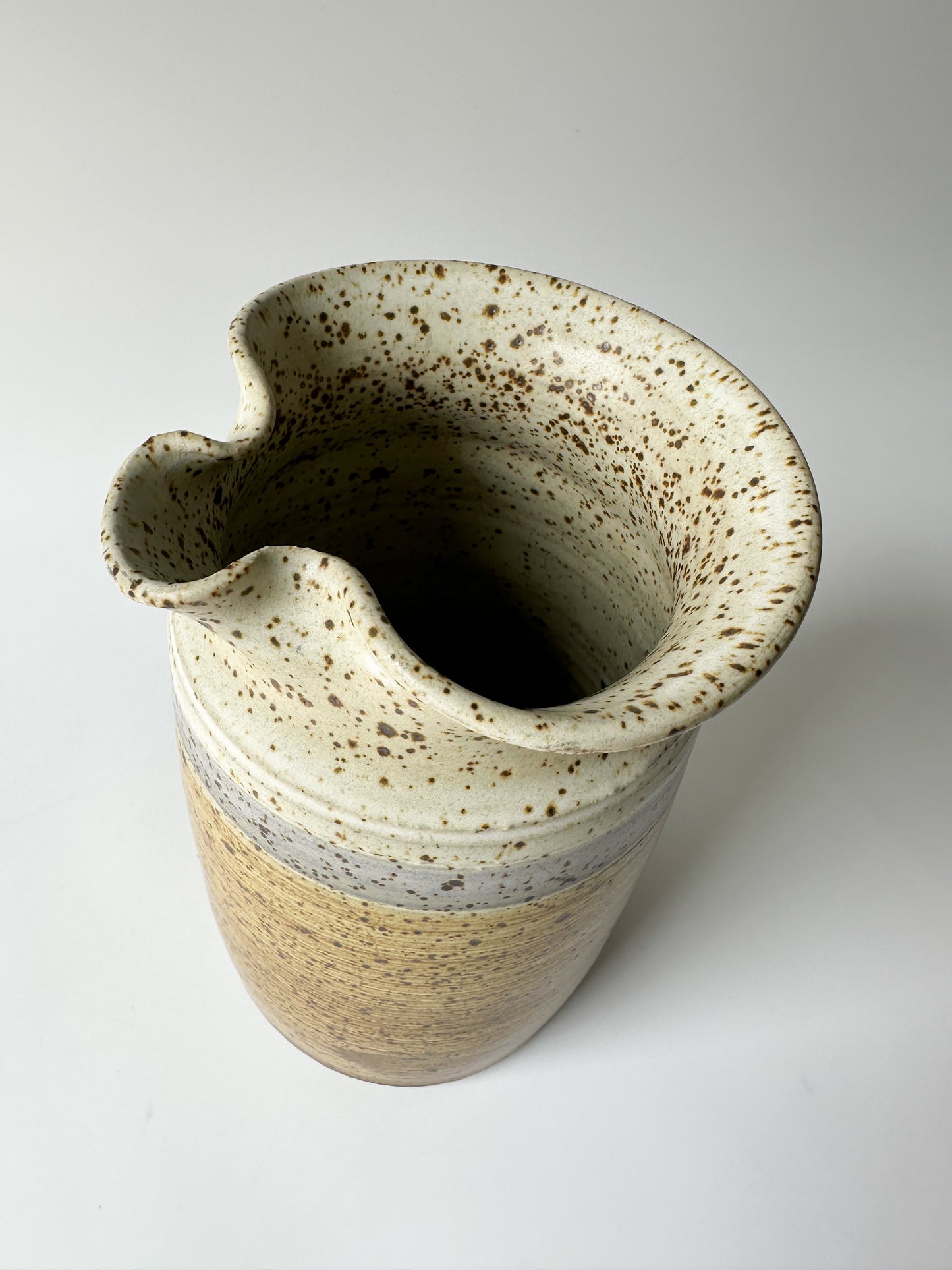 Artist Pottery Pitcher - Stamped