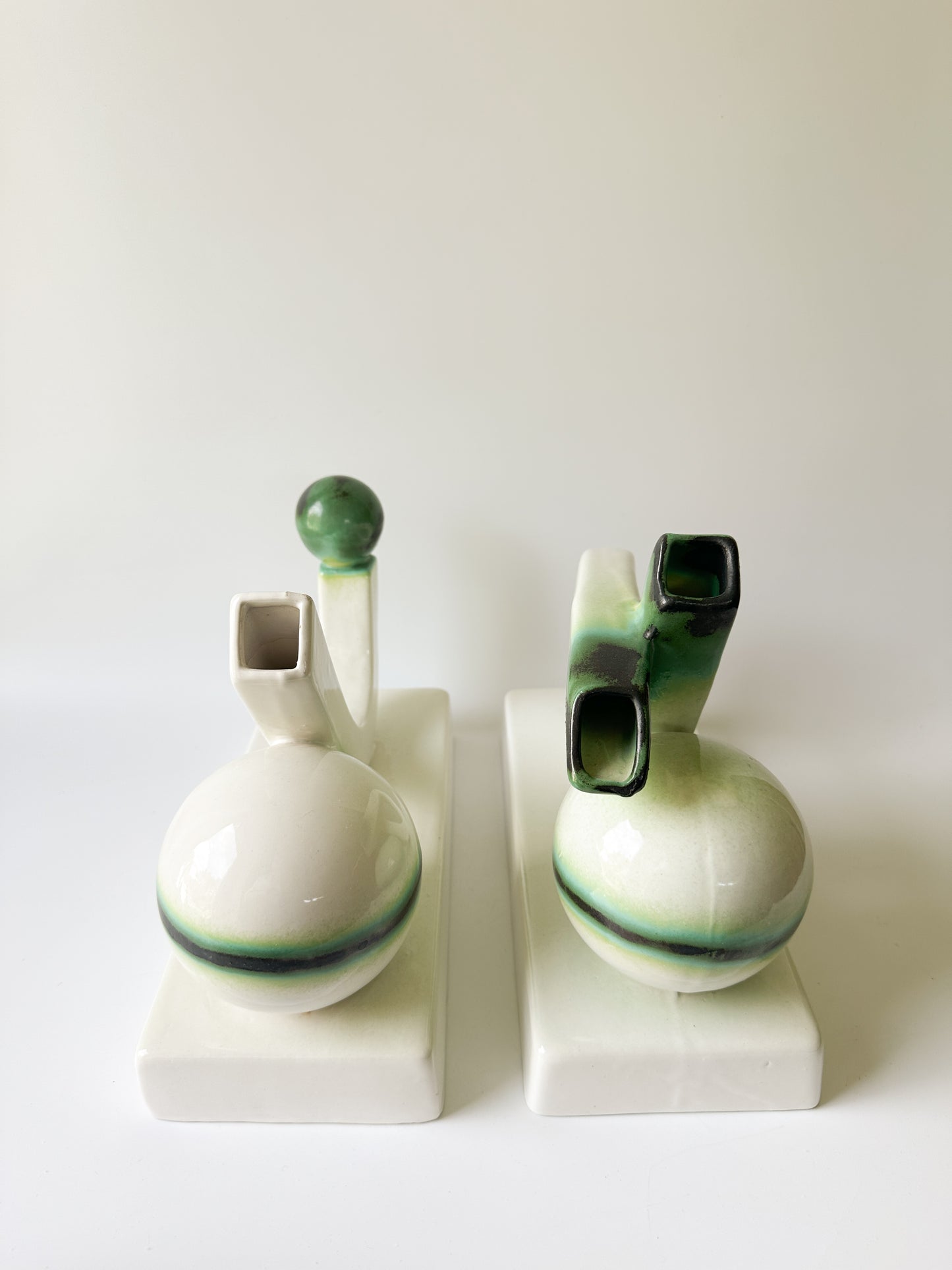 Pair of Vintage Ikebana Vases