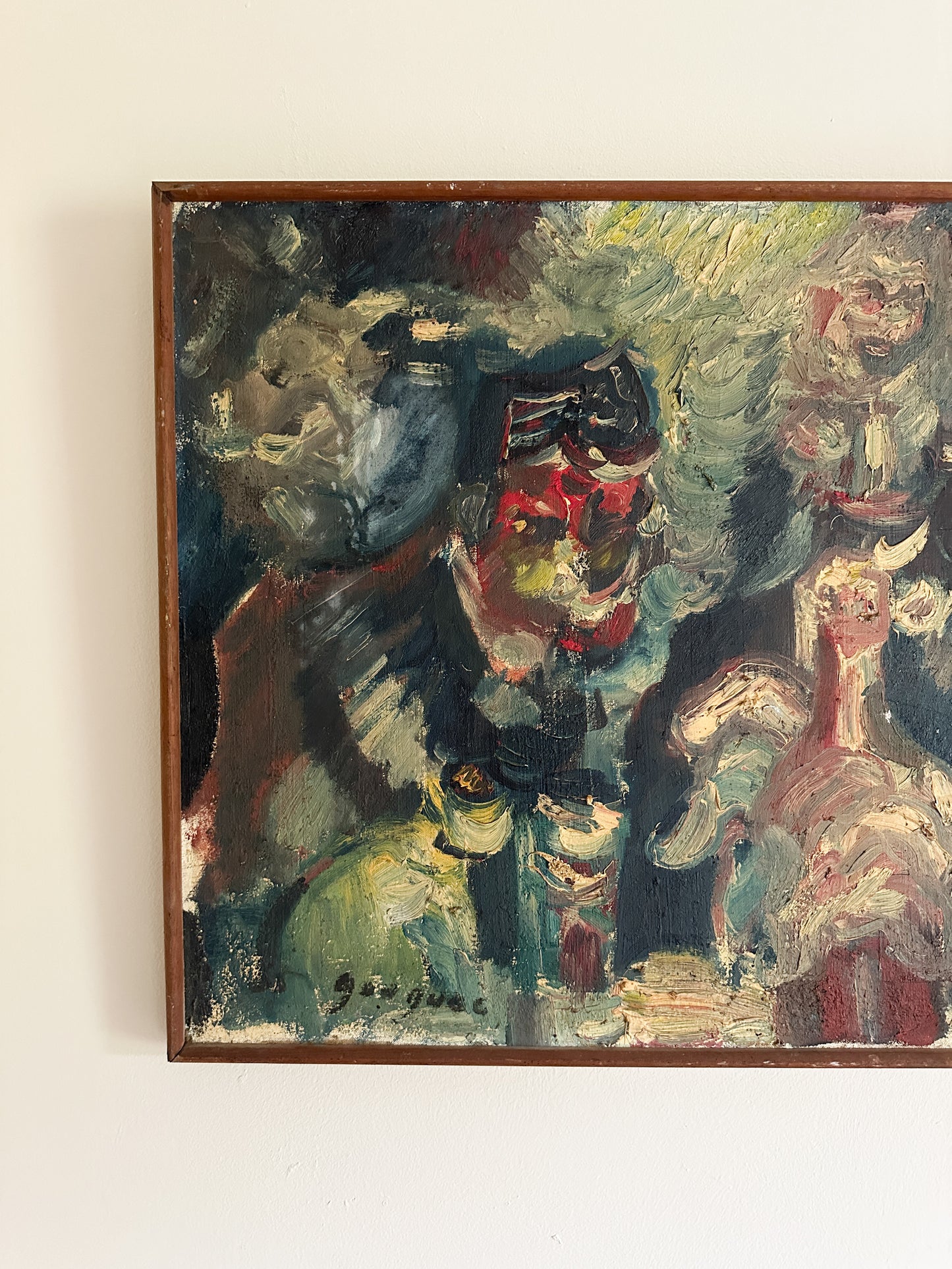 Vintage Impasto Oil Painting (signed)