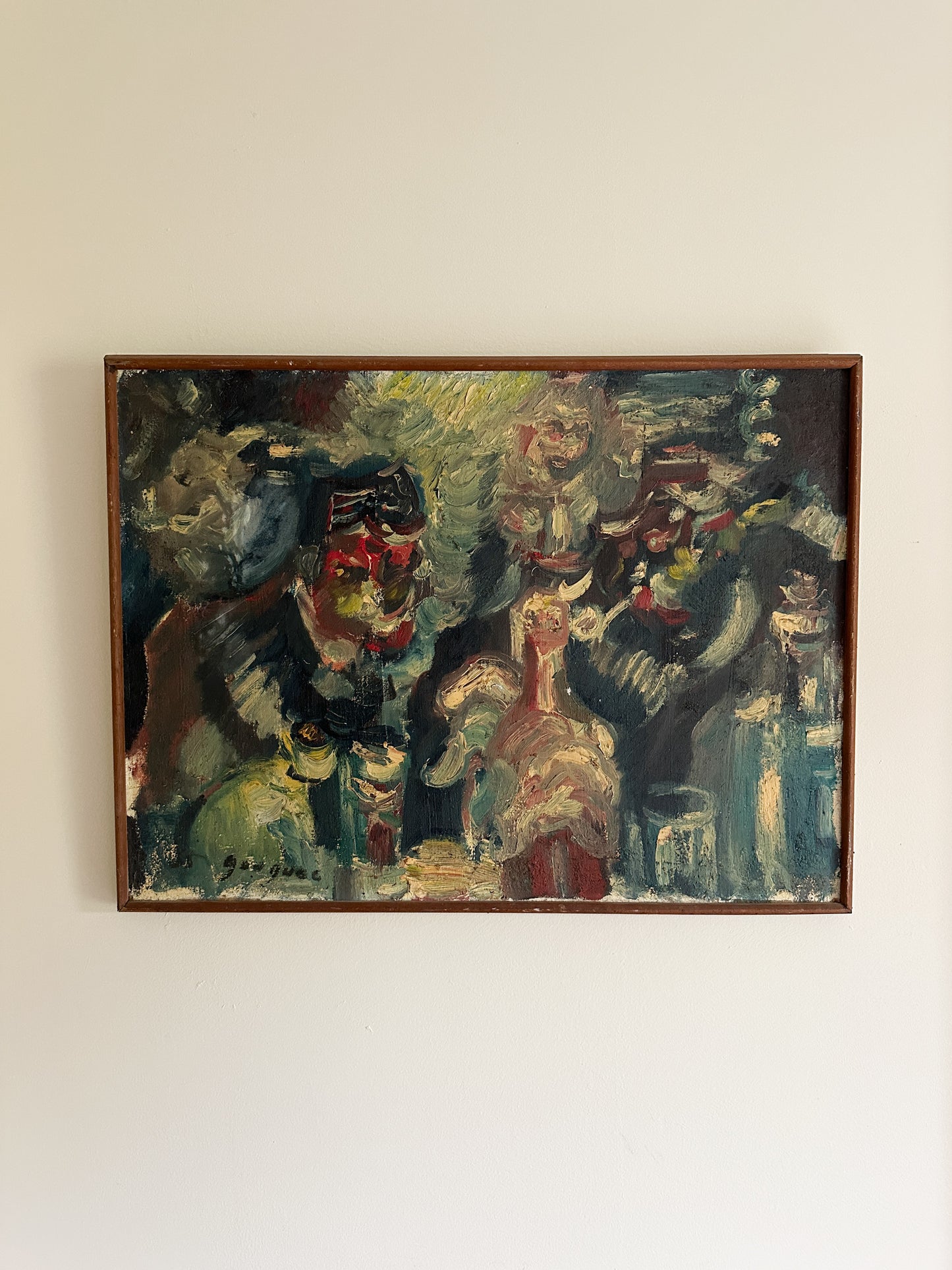 Vintage Impasto Oil Painting (signed)