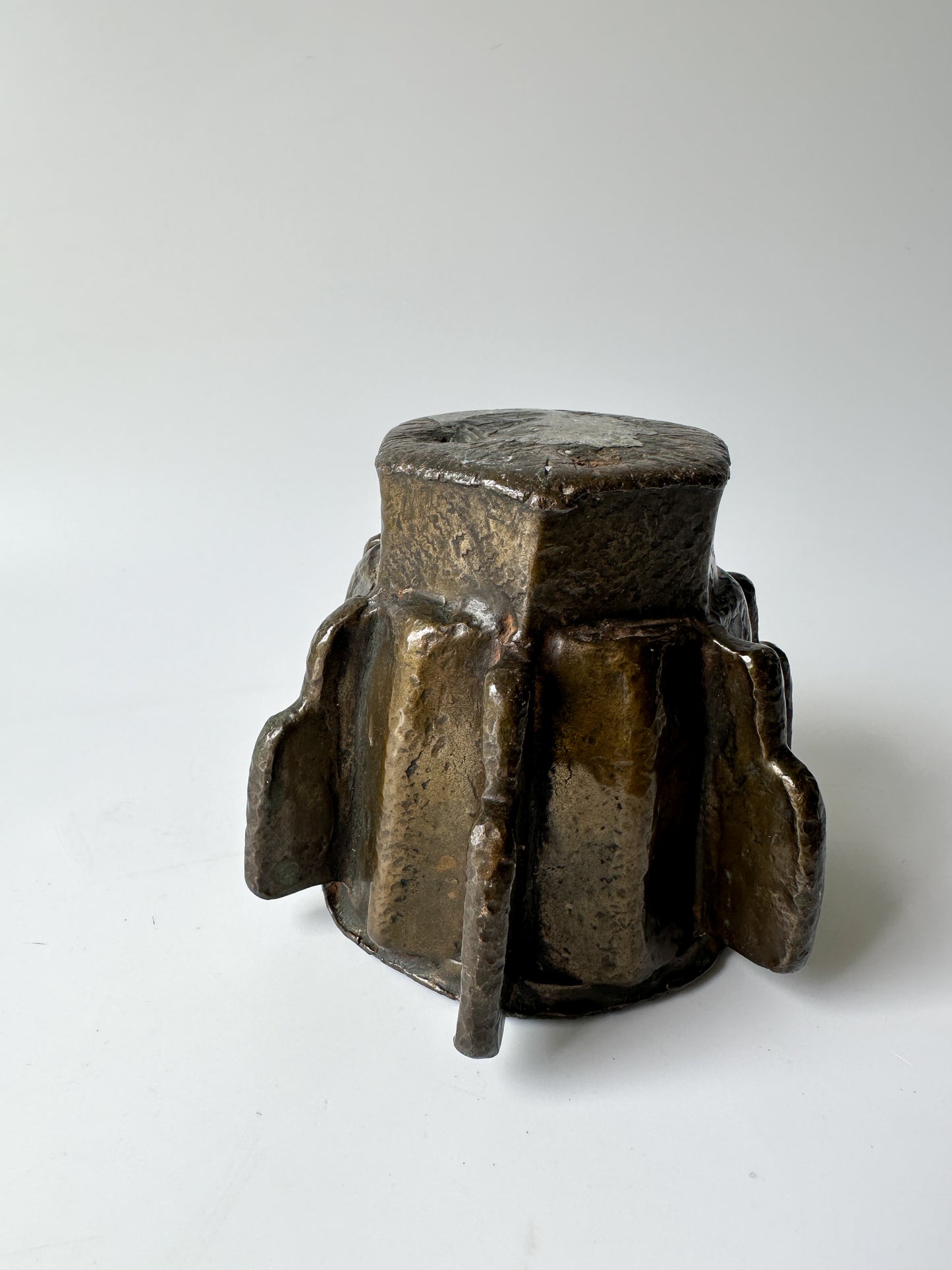 Antique - Heavy Bronze Mortar and Pestle from 15th/16th century