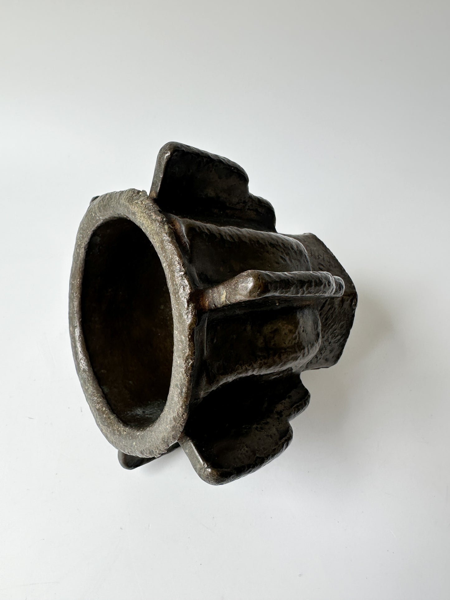 Antique - Heavy Bronze Mortar and Pestle from 15th/16th century