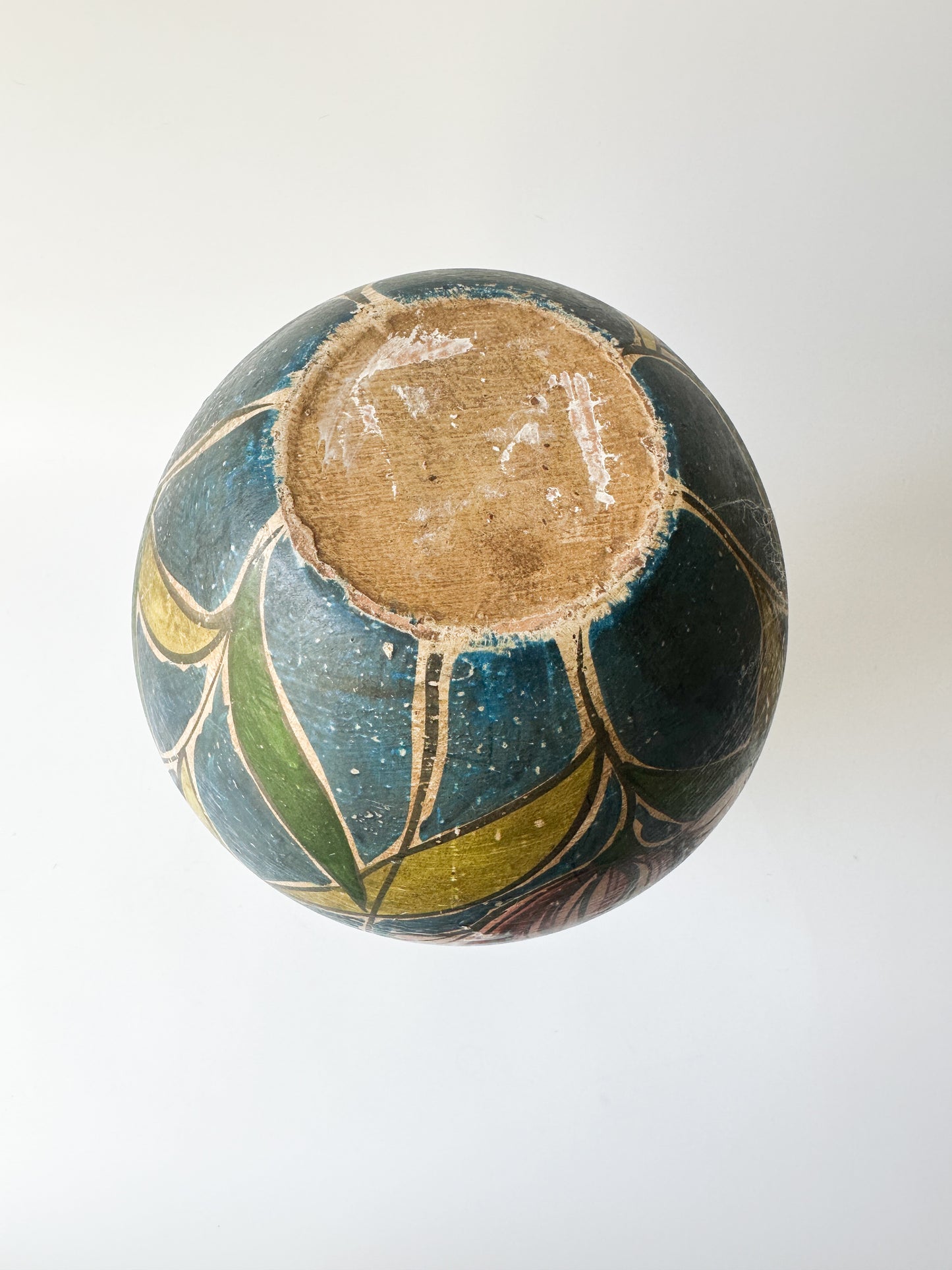 Hand-Painted Floral Vase