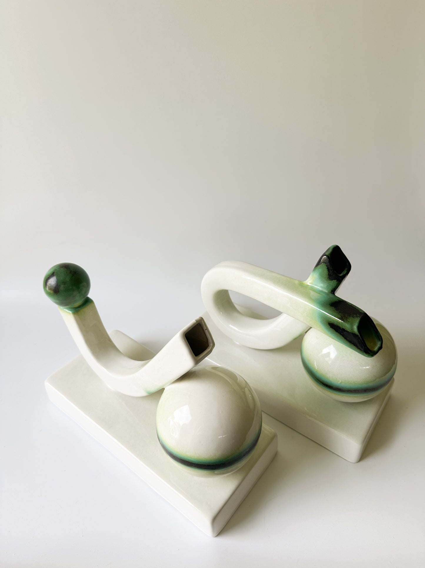 Pair of Vintage Ikebana Vases