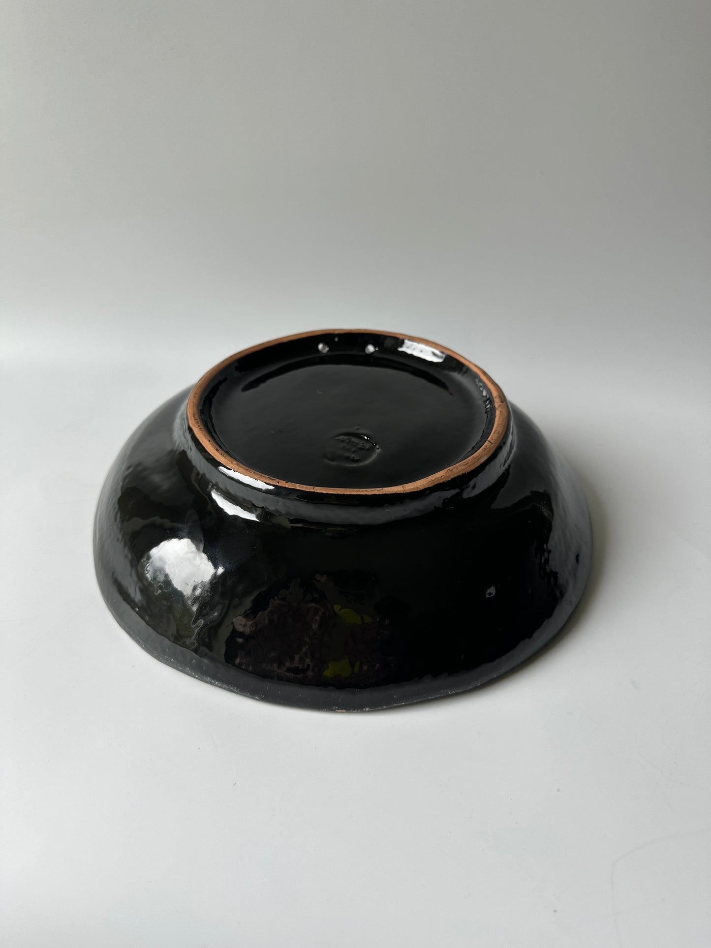 Vintage Lion Terracotta Bowl Made in Italy #2