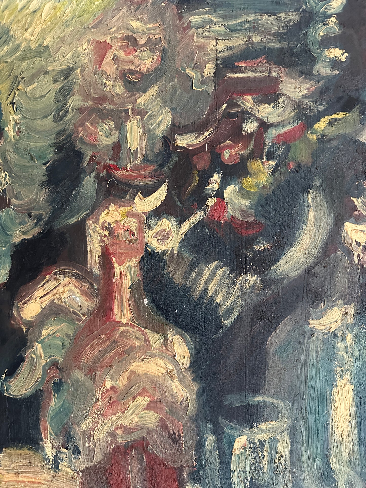 Vintage Impasto Oil Painting (signed)