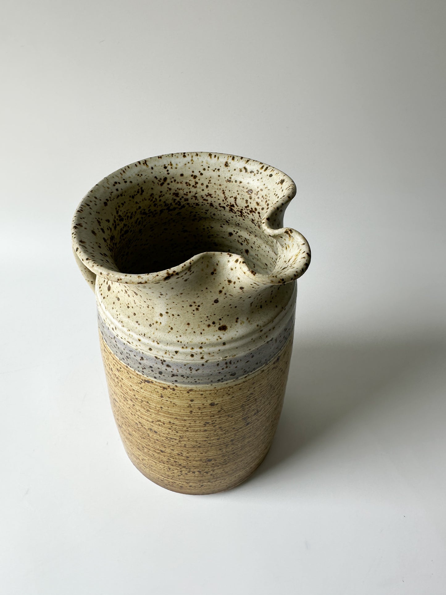 Artist Pottery Pitcher - Stamped