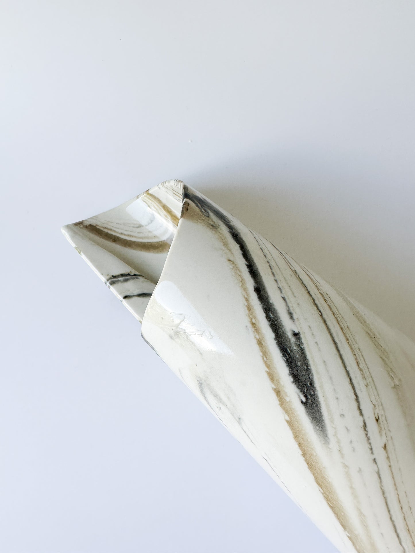 Ceramic Marble Look Vase