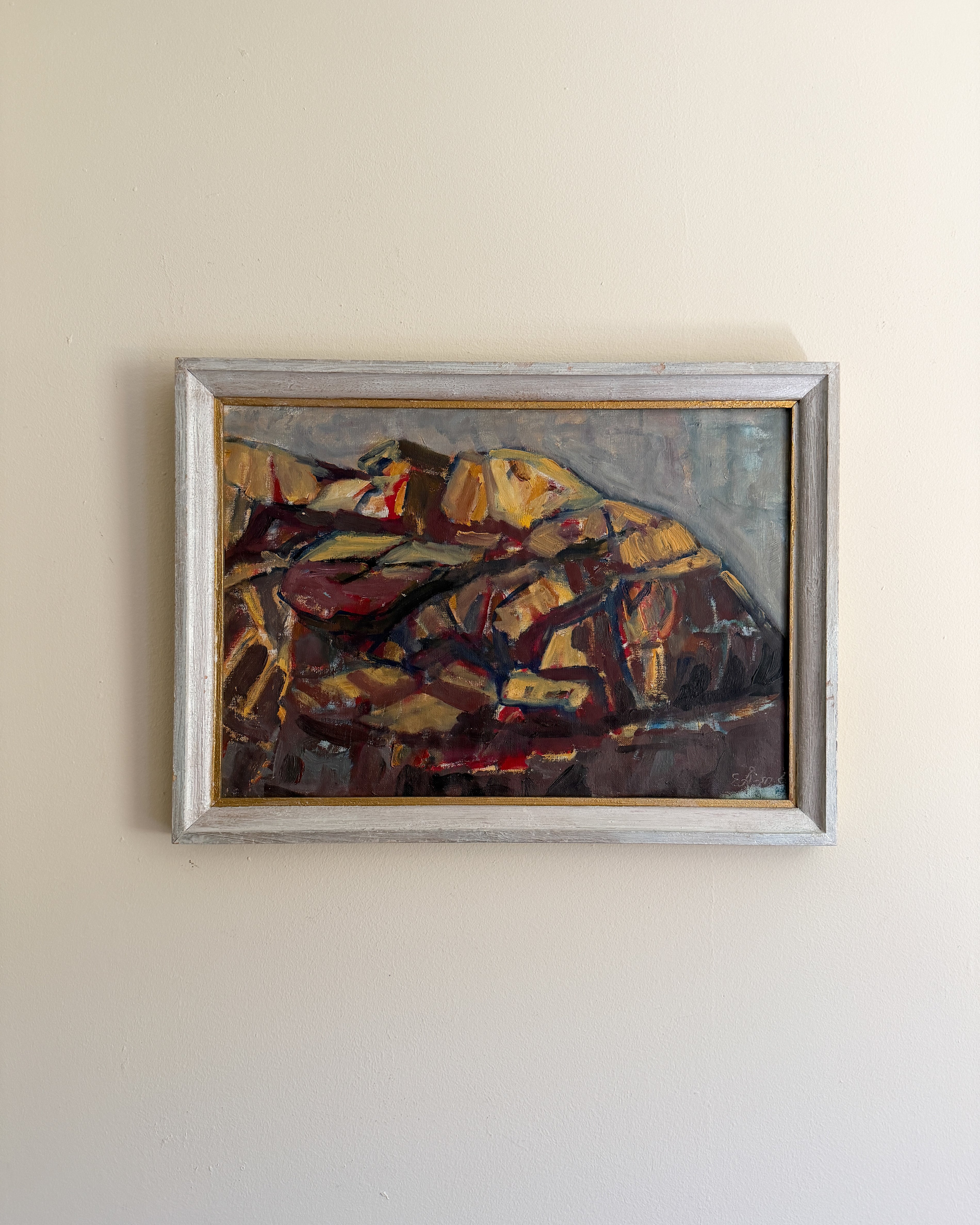 EBBA ÅKERSTRÖM - Mountain Abstract Oil on Canvas