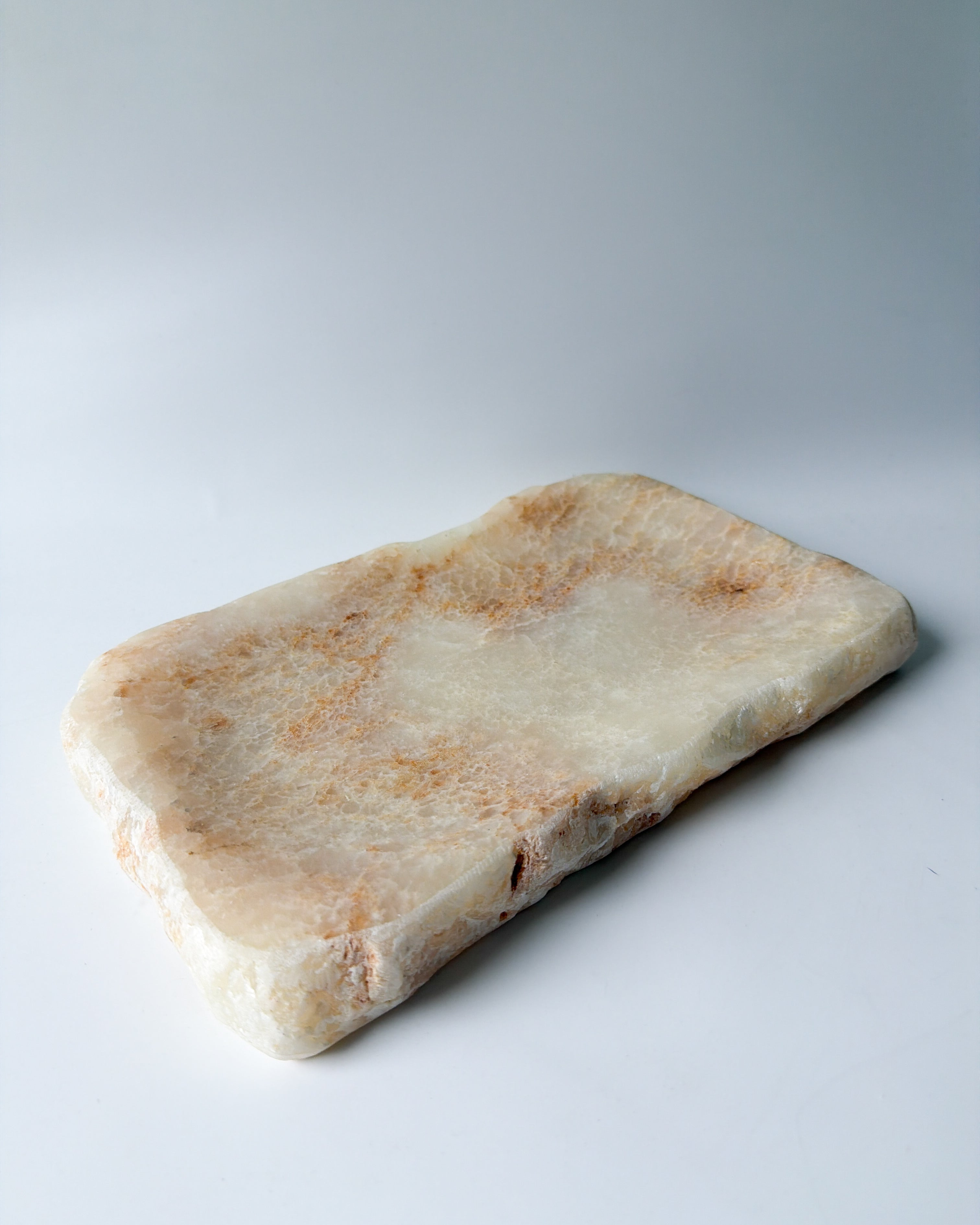 Cream Quartz Slab Dish
