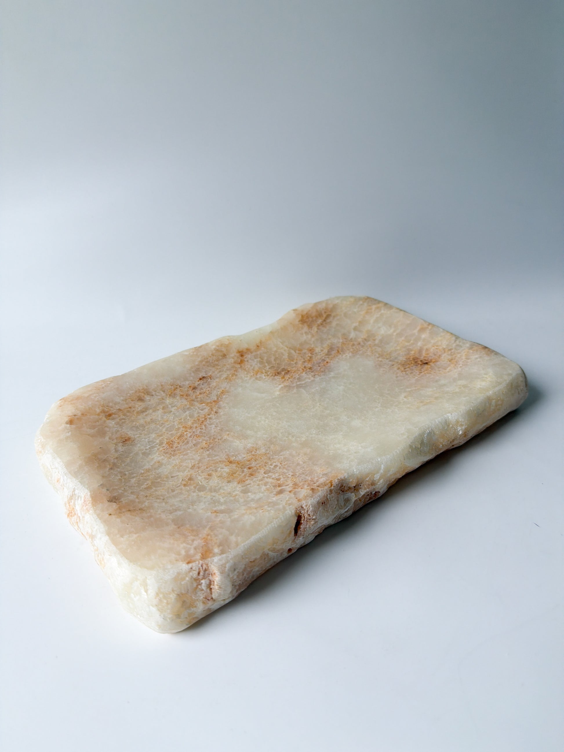 Cream Quartz Slab Dish
