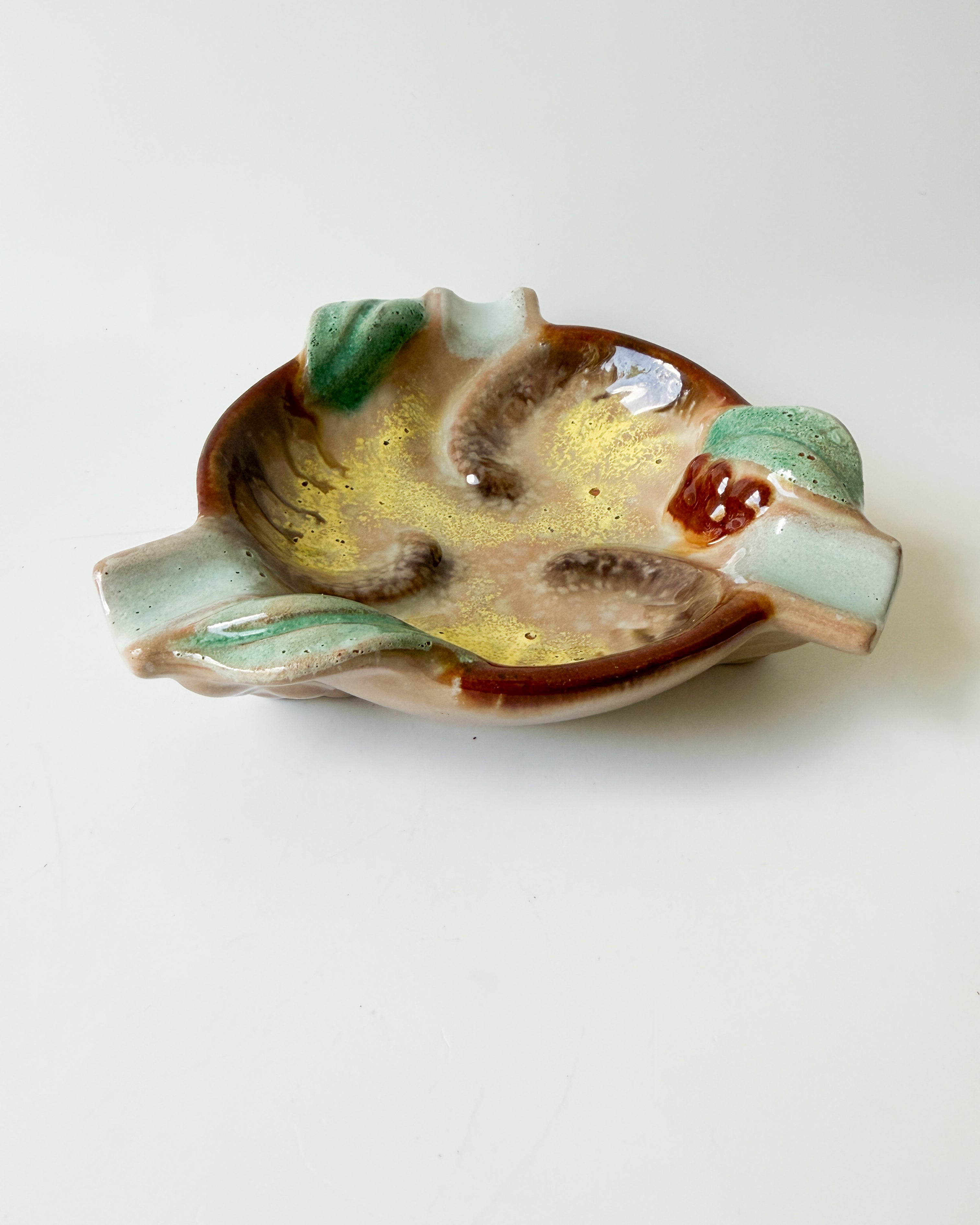 Vintage Ceramic Fruit Ashtray