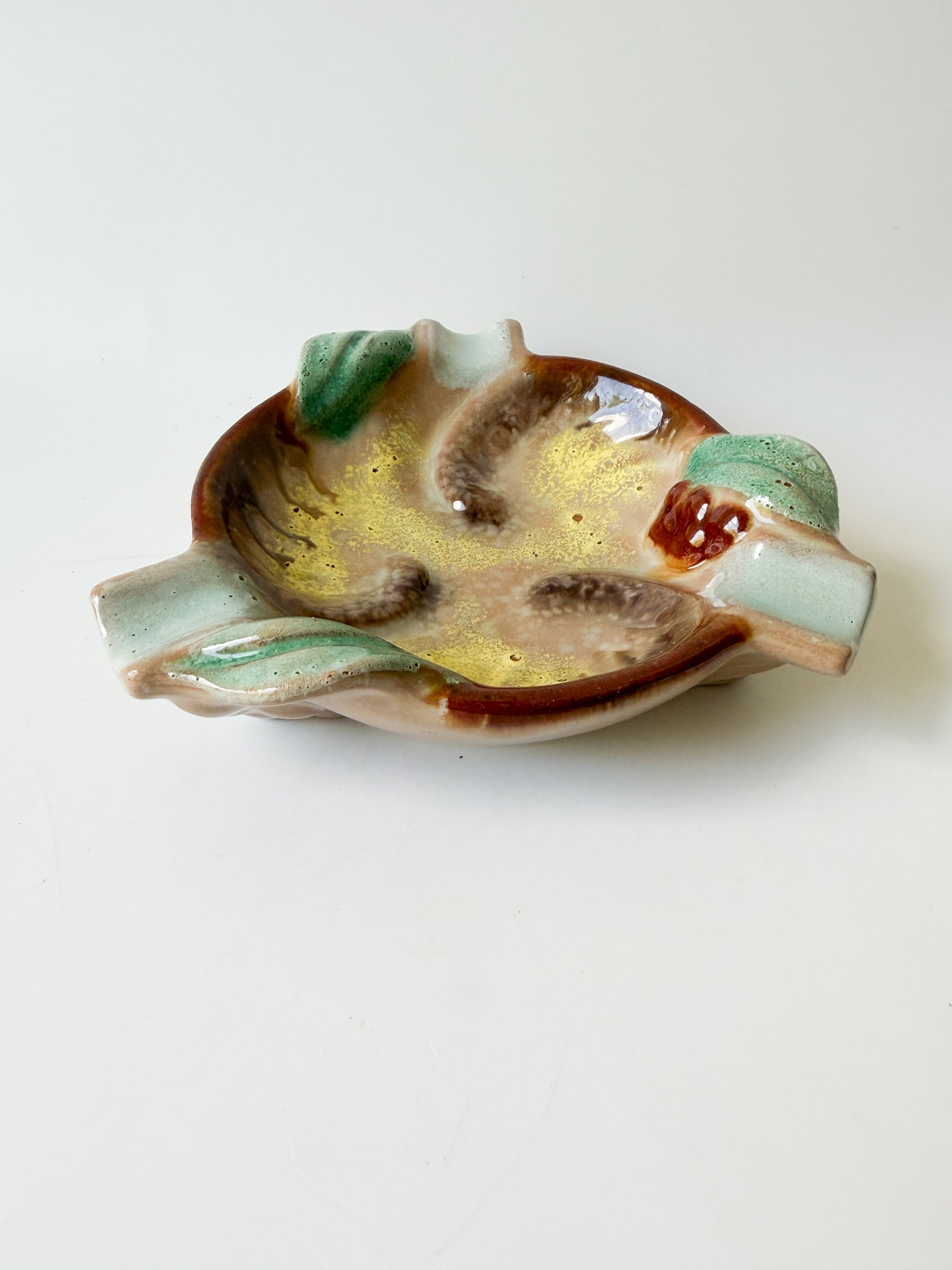 Vintage Ceramic Fruit Ashtray