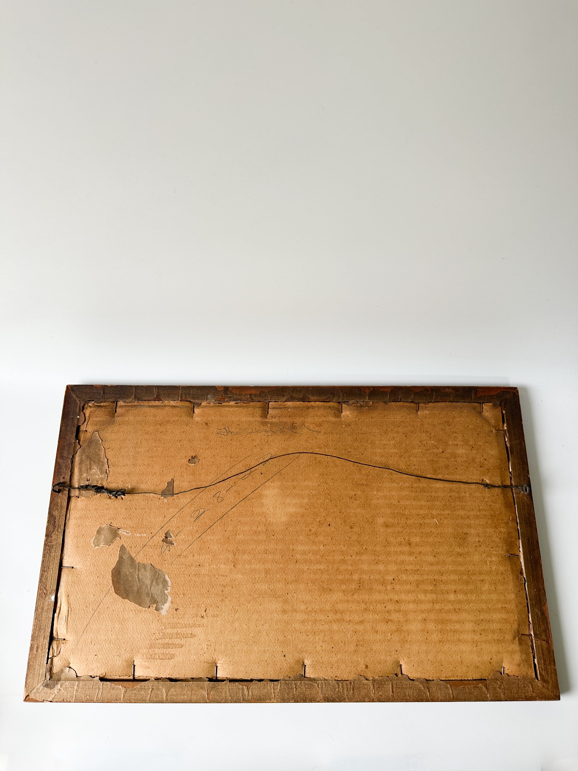 Antique Color Lithograph Landscape