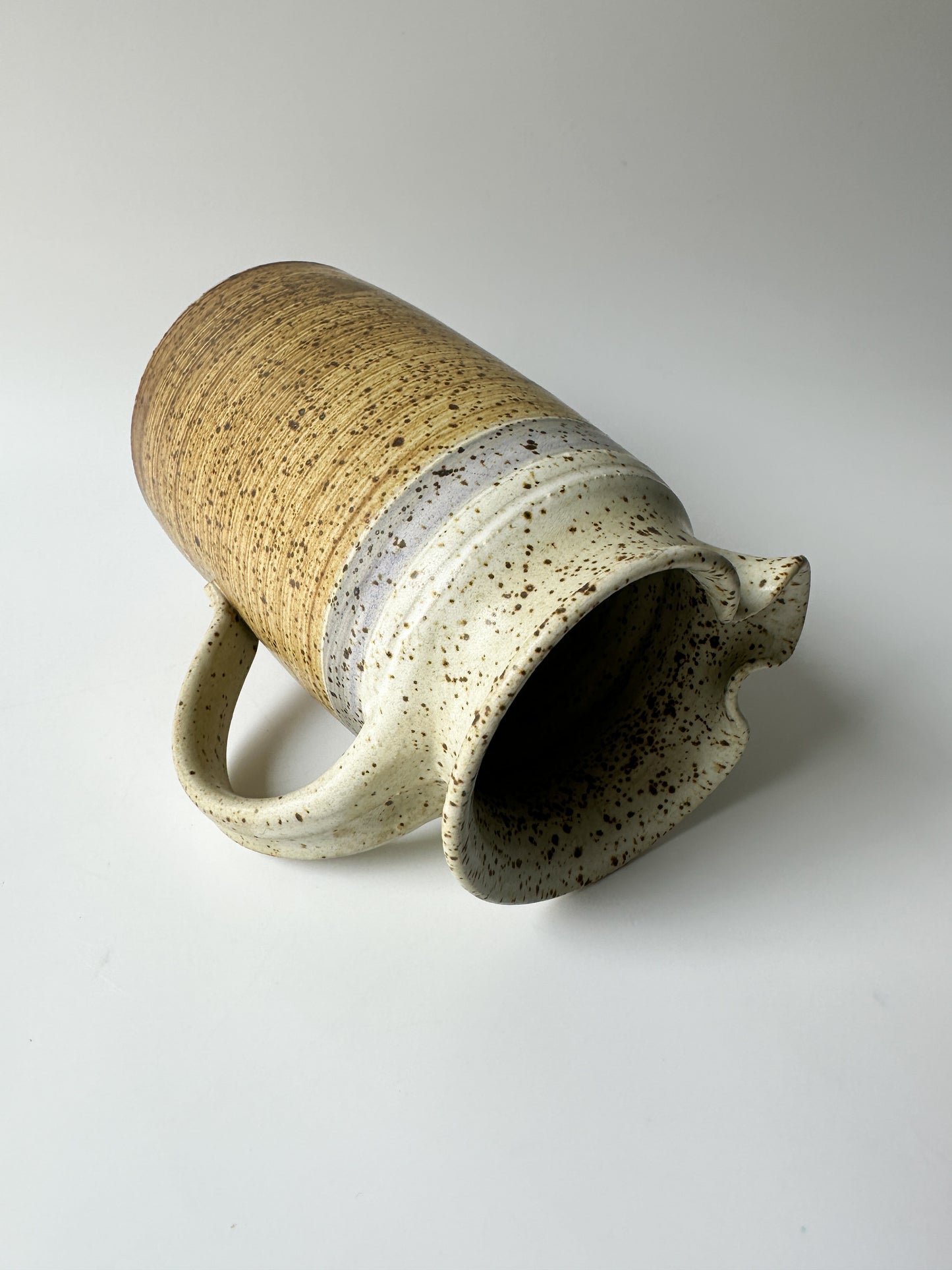 Artist Pottery Pitcher - Stamped