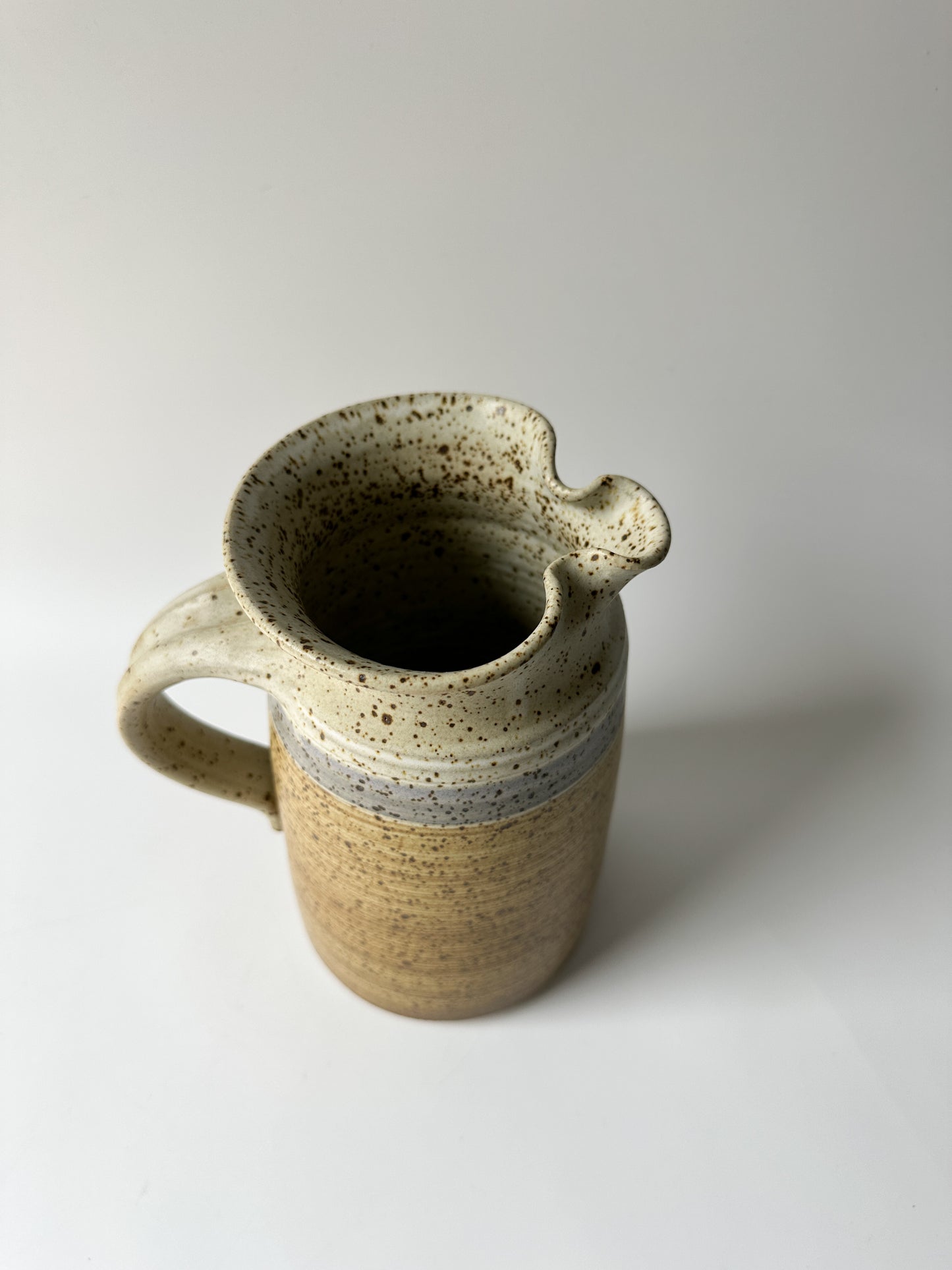 Artist Pottery Pitcher - Stamped