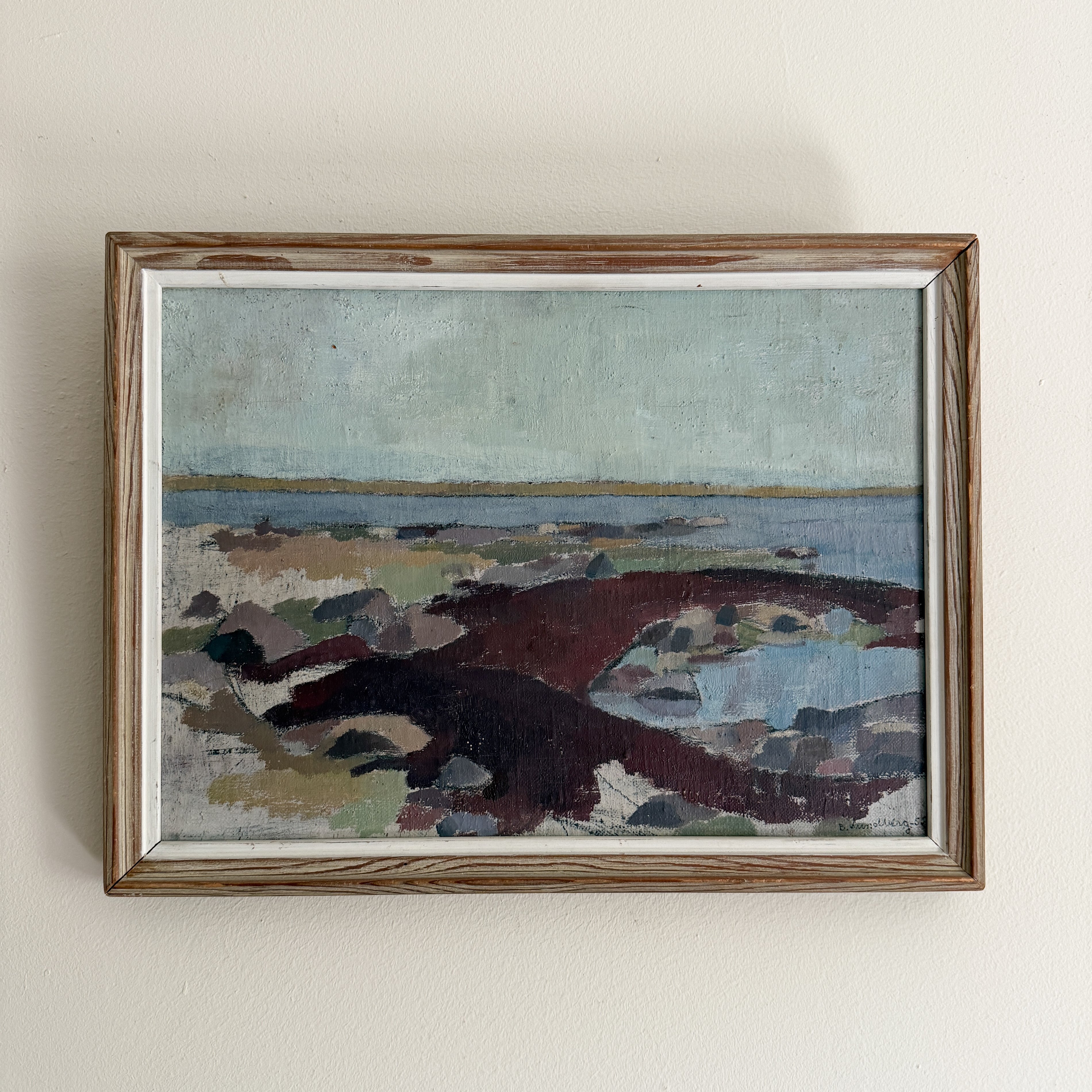 BERTIL LUNDBERG - Vintage Oil Painting on Canvas