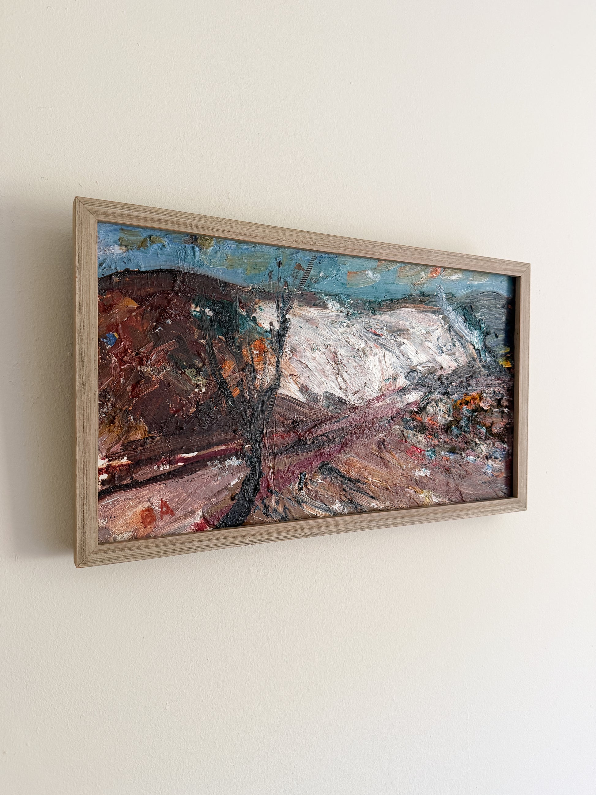 BERTIL ANDERSSON - Landscape - Oil Impasto On Panel, Signed