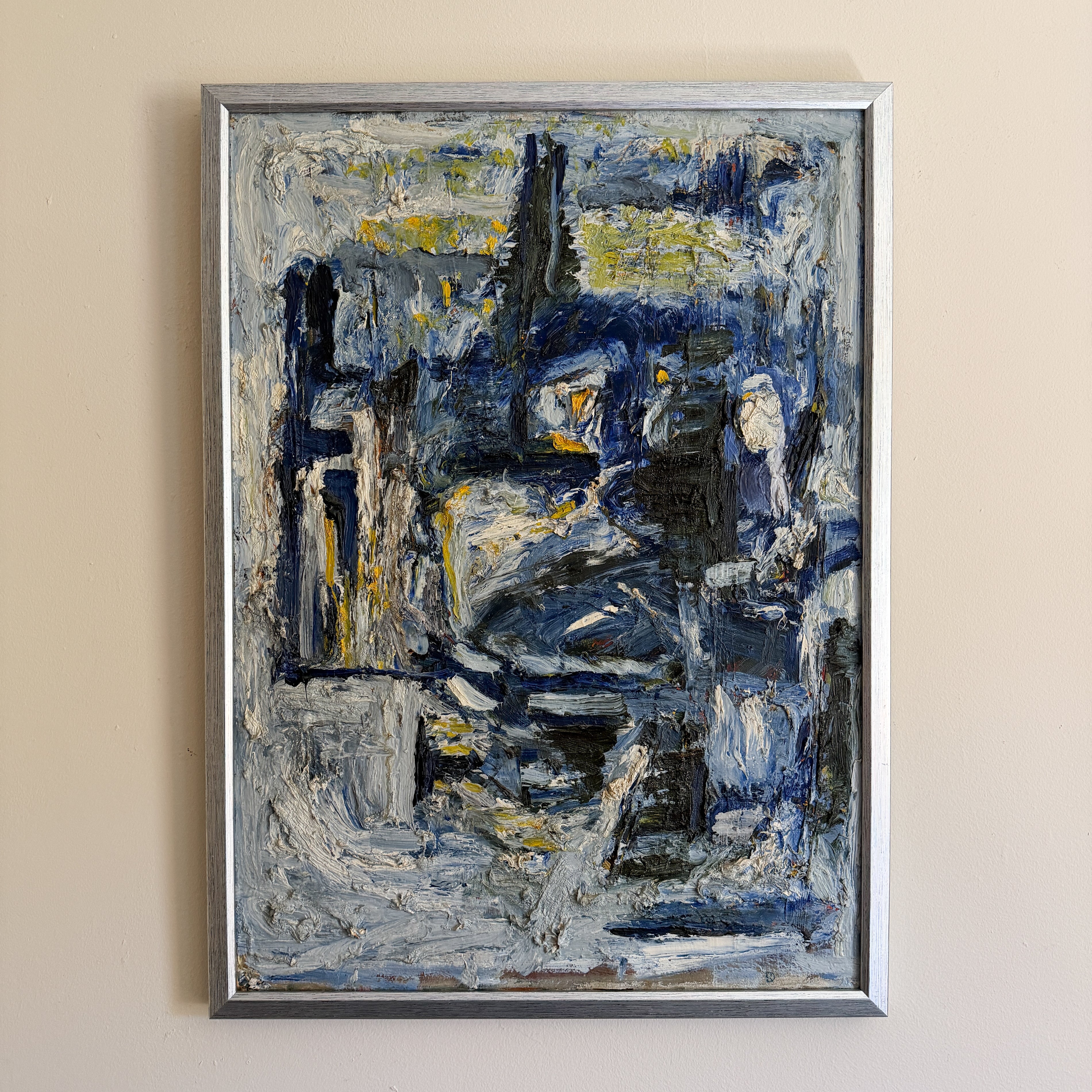 OIDENTIFIERAD KONSTNÄR - Abstract Impasto Oil Painting
