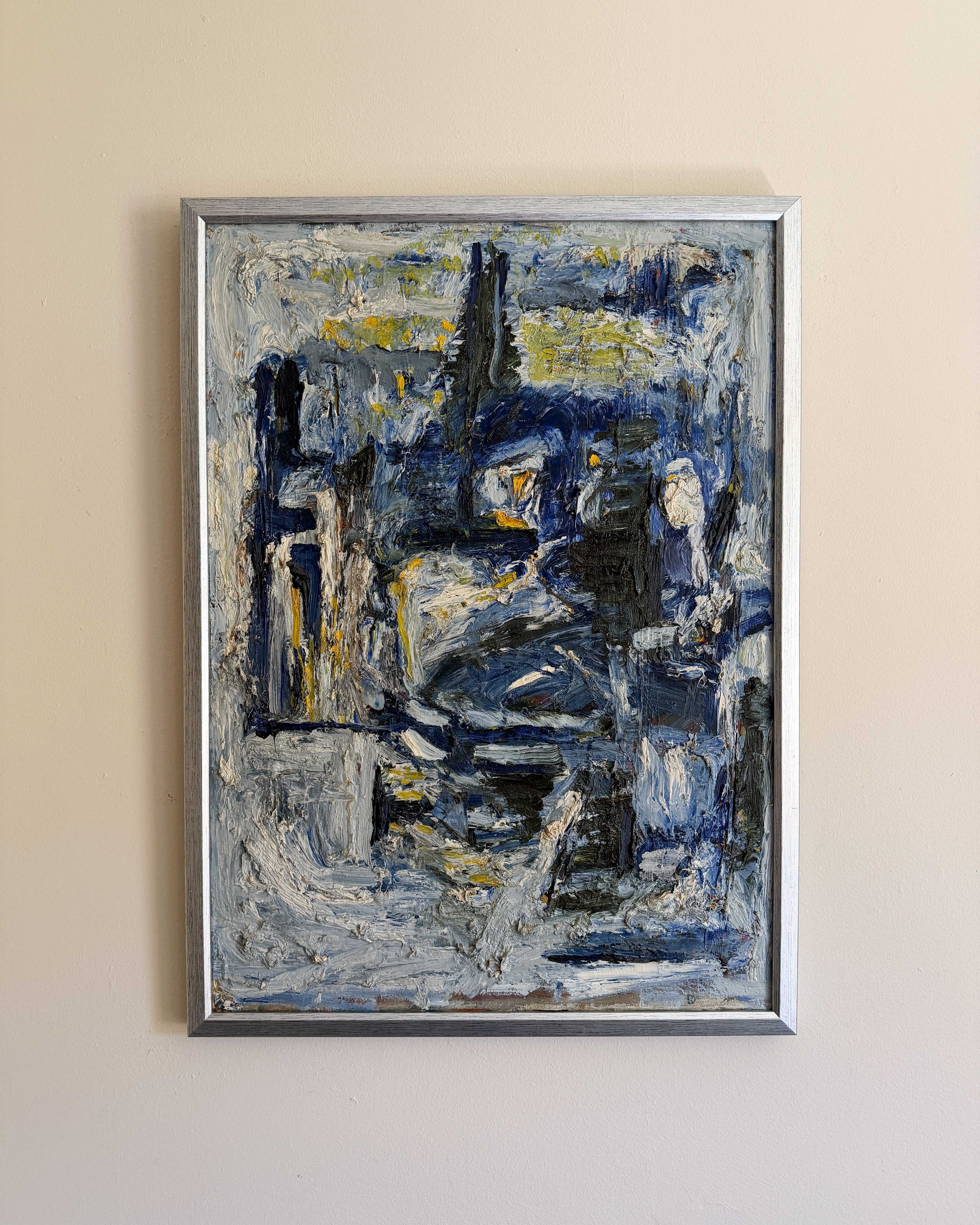 Abstract Impasto Oil Painting