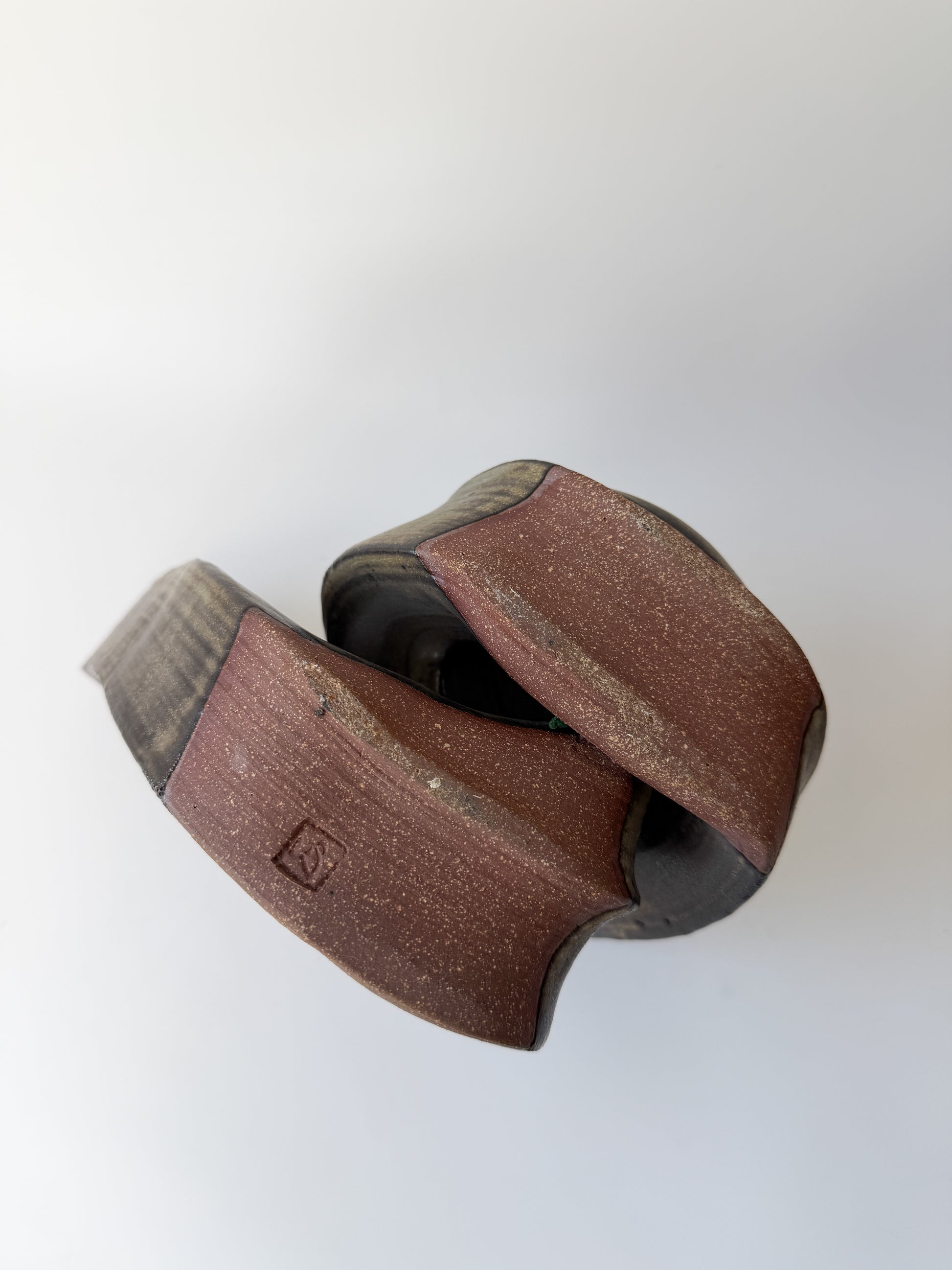 Handmade Artist Earthenware Ikebana-Style Ceramic Vase