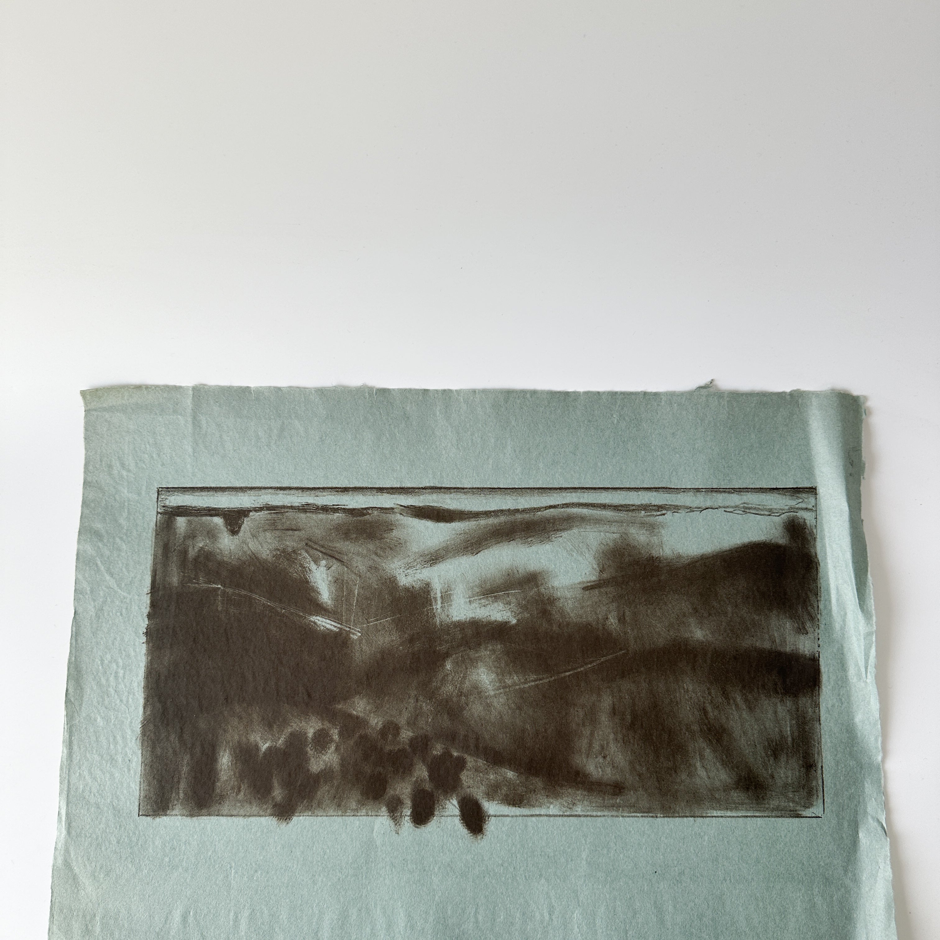 “SOFT LANDSCAPE: SANTA FE” Lithograph by Late Artist Jane Matteson