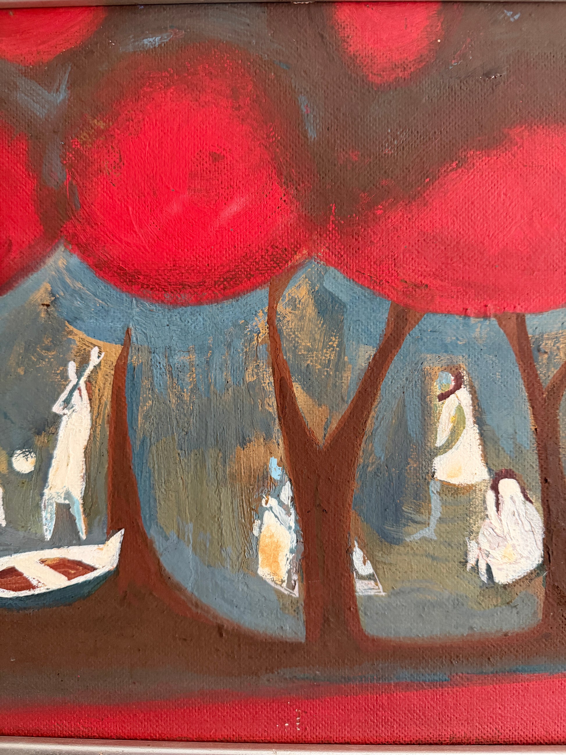 AXEL HENNIX - Under the Trees - Oil Painting