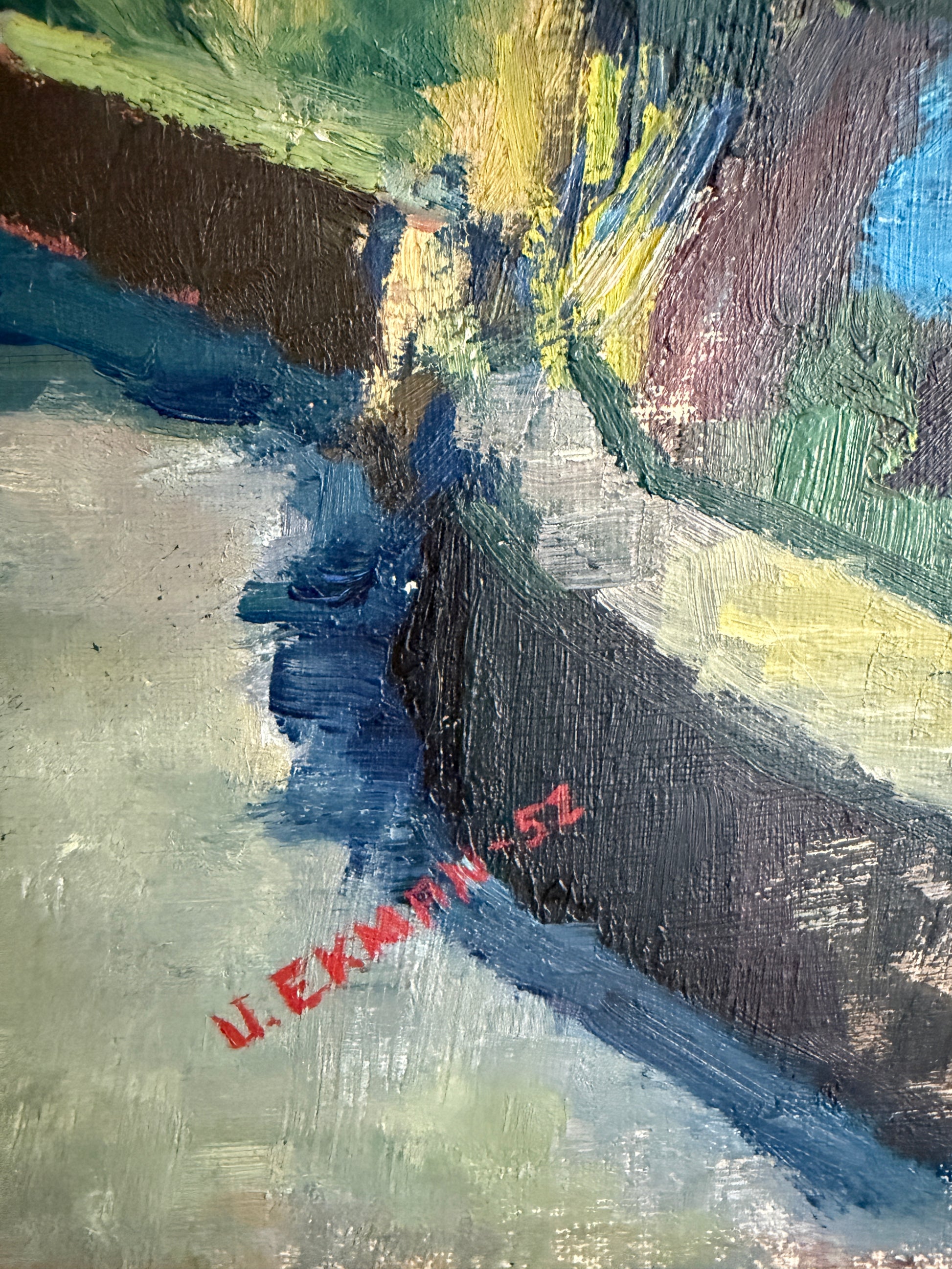 ULLA EKMAN-DAHLBÄCK - Landscape - Oil on Canvas