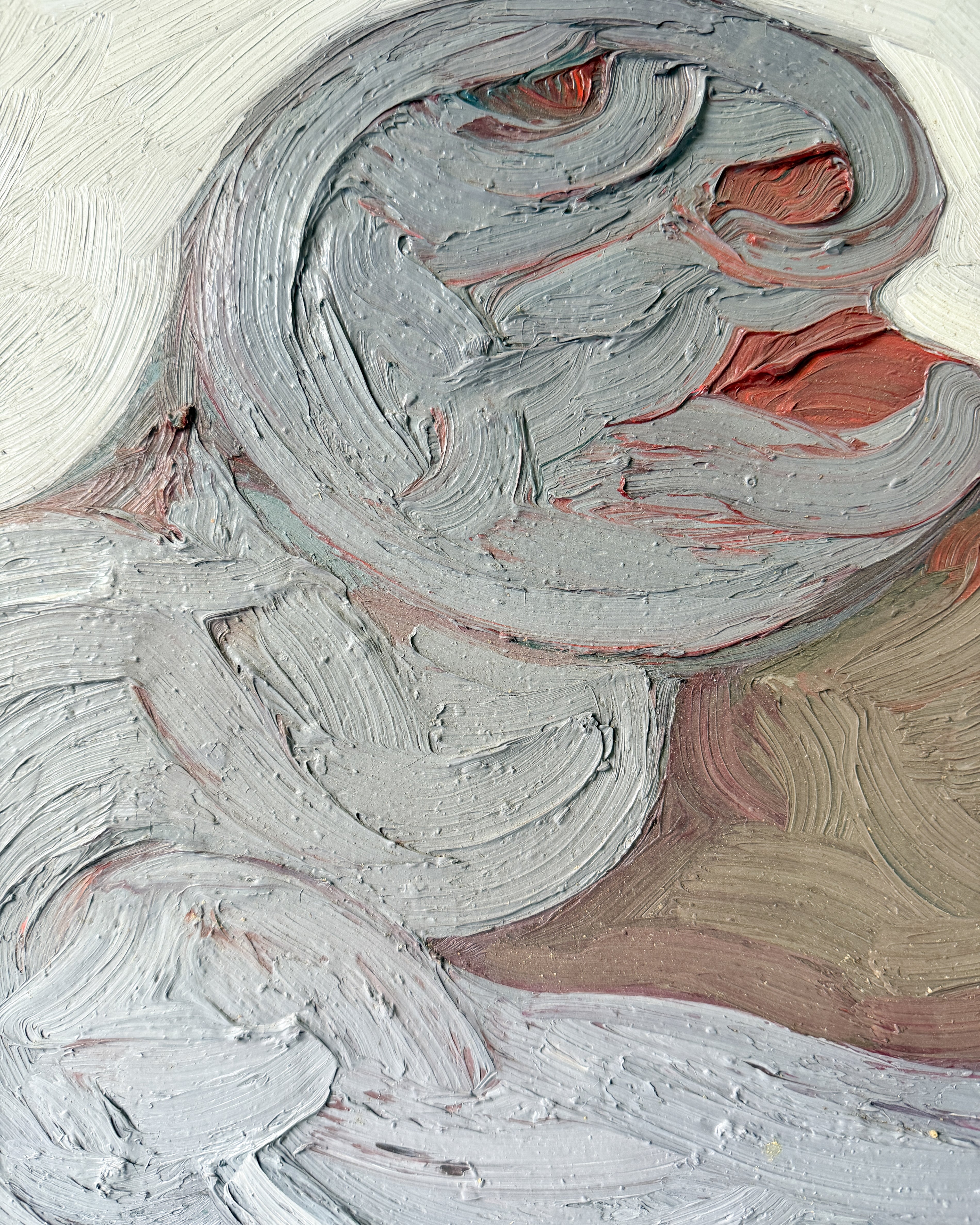 Morris Sokolsky - Oil Impasto on Board 20"W x 16"H - Unframed