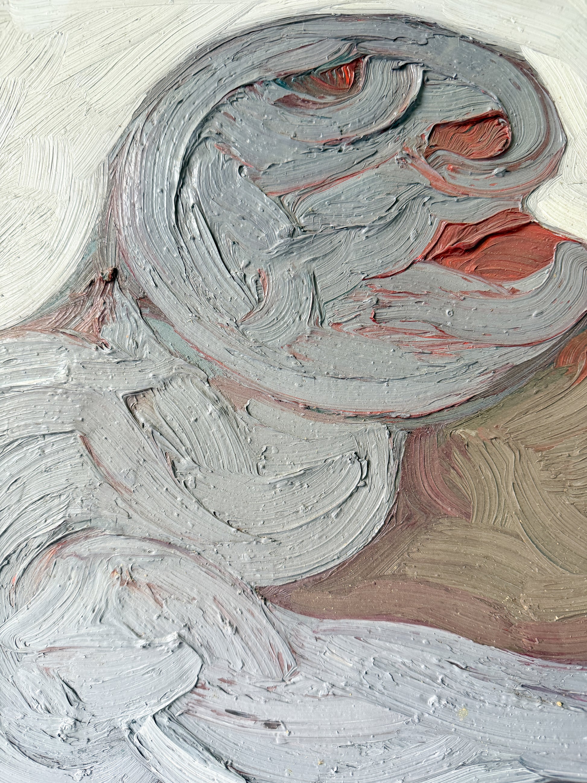 Morris Sokolsky - Oil Impasto on Board 20"W x 16"H - Unframed