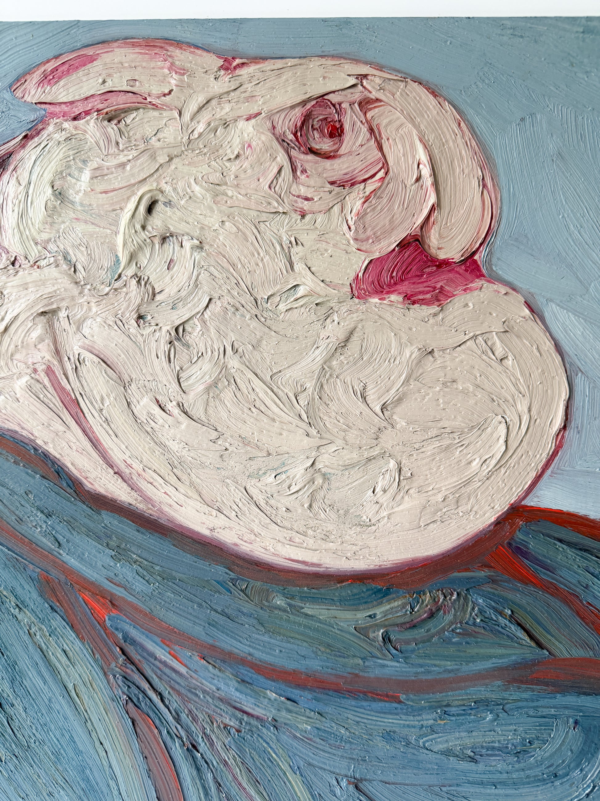 Morris Sokolsky - Oil Impasto on Board 20"W x 16"H - Unframed