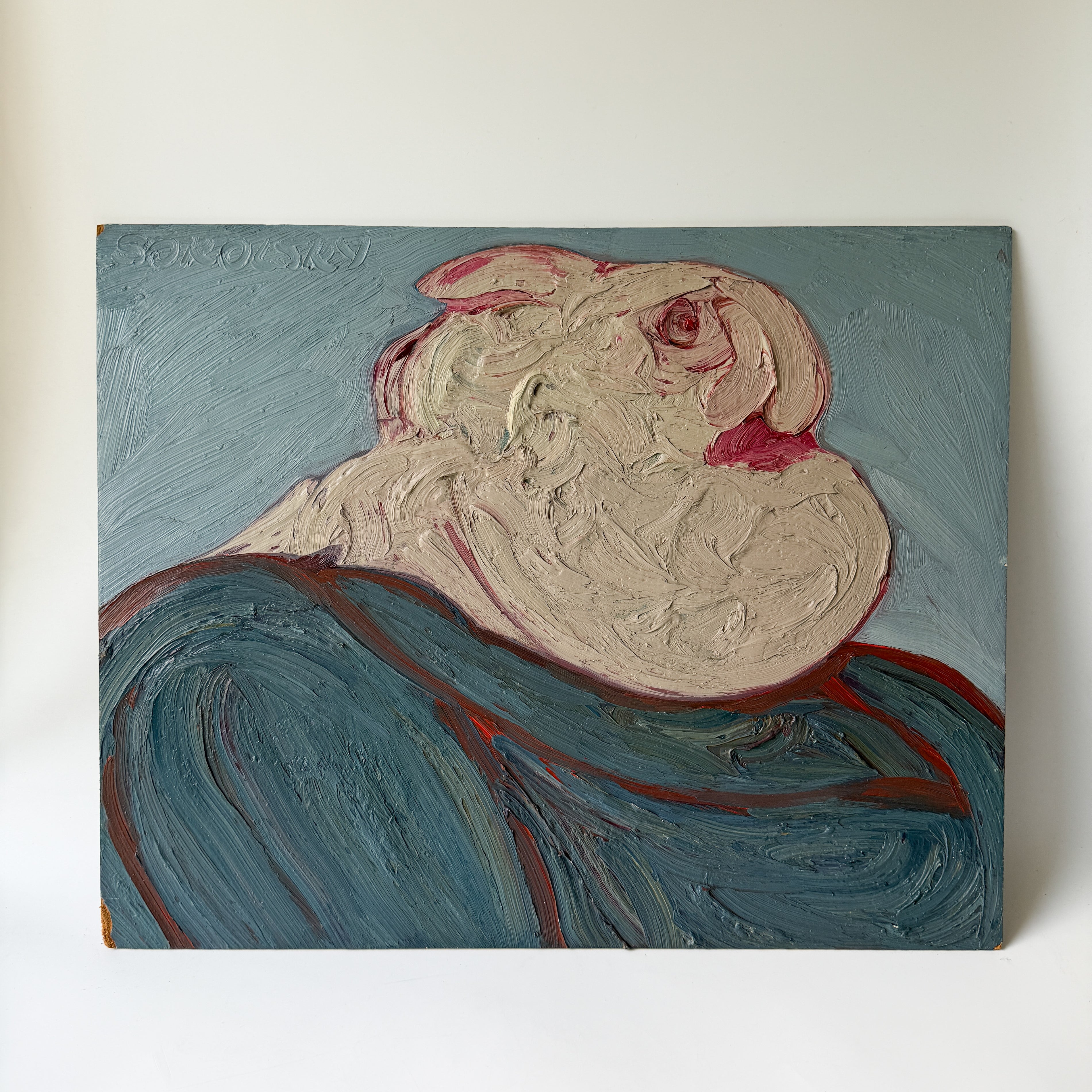 Morris Sokolsky - Oil Impasto on Board 20"W x 16"H - Unframed