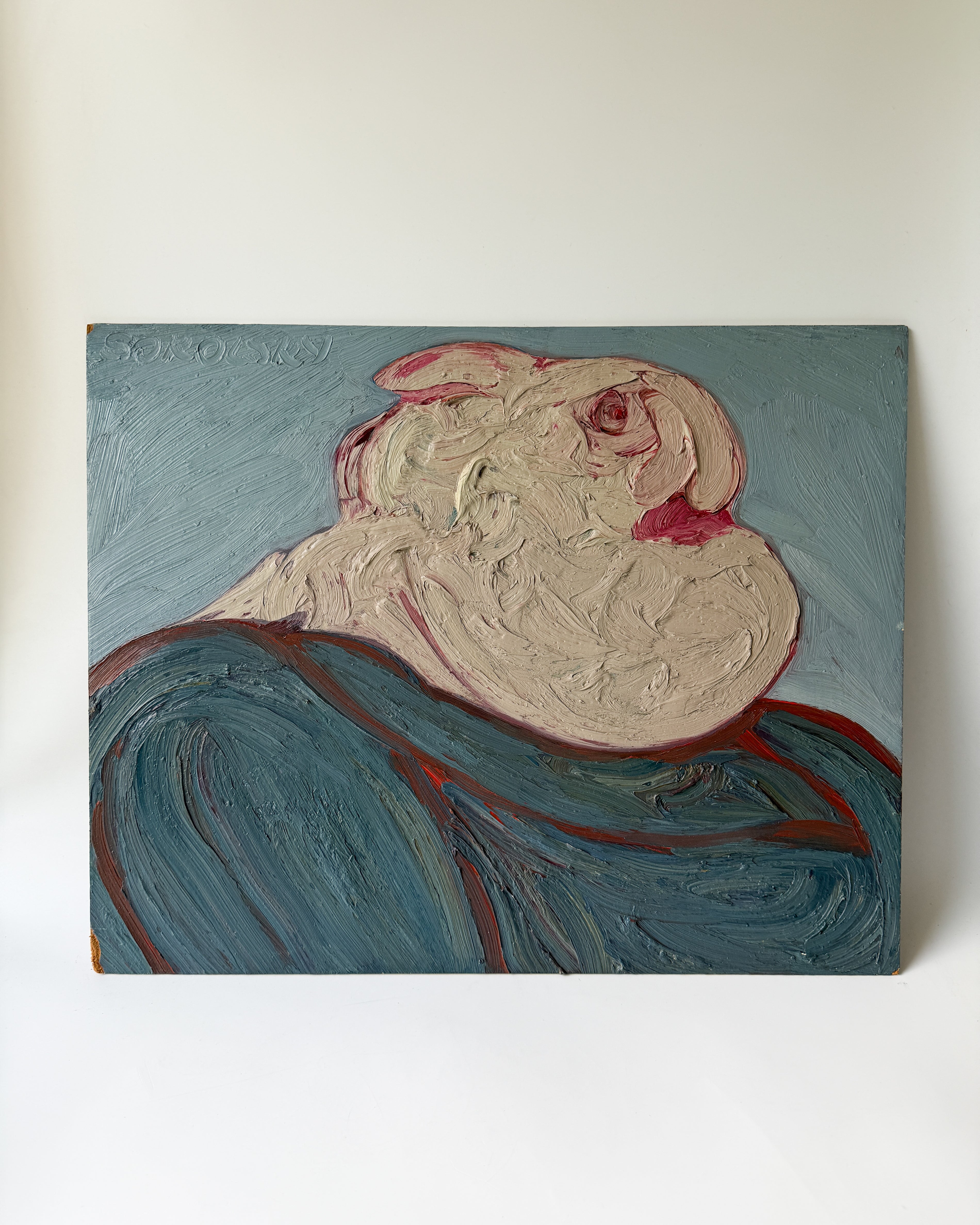 Morris Sokolsky - Oil Impasto on Board 20"W x 16"H - Unframed