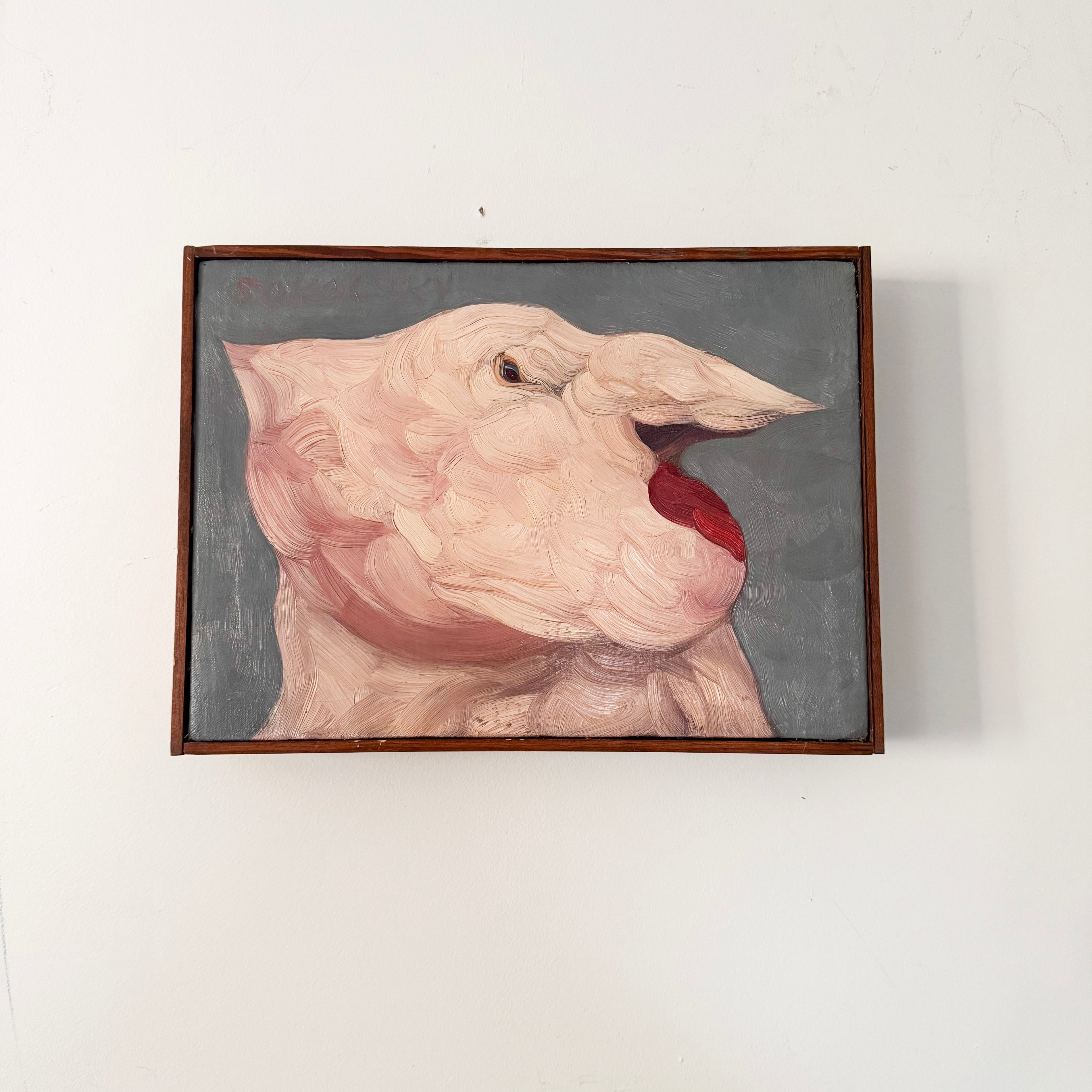 Morris Sokolsky - Oil Painting (14.4"W x 10.5"H)