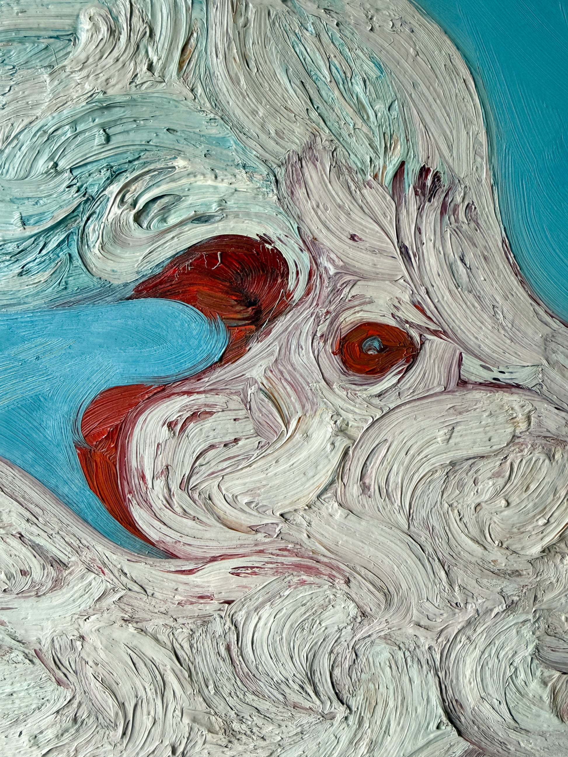 Morris Sokolsky - Oil Impasto on Board 20"W x 16"H - Unframed