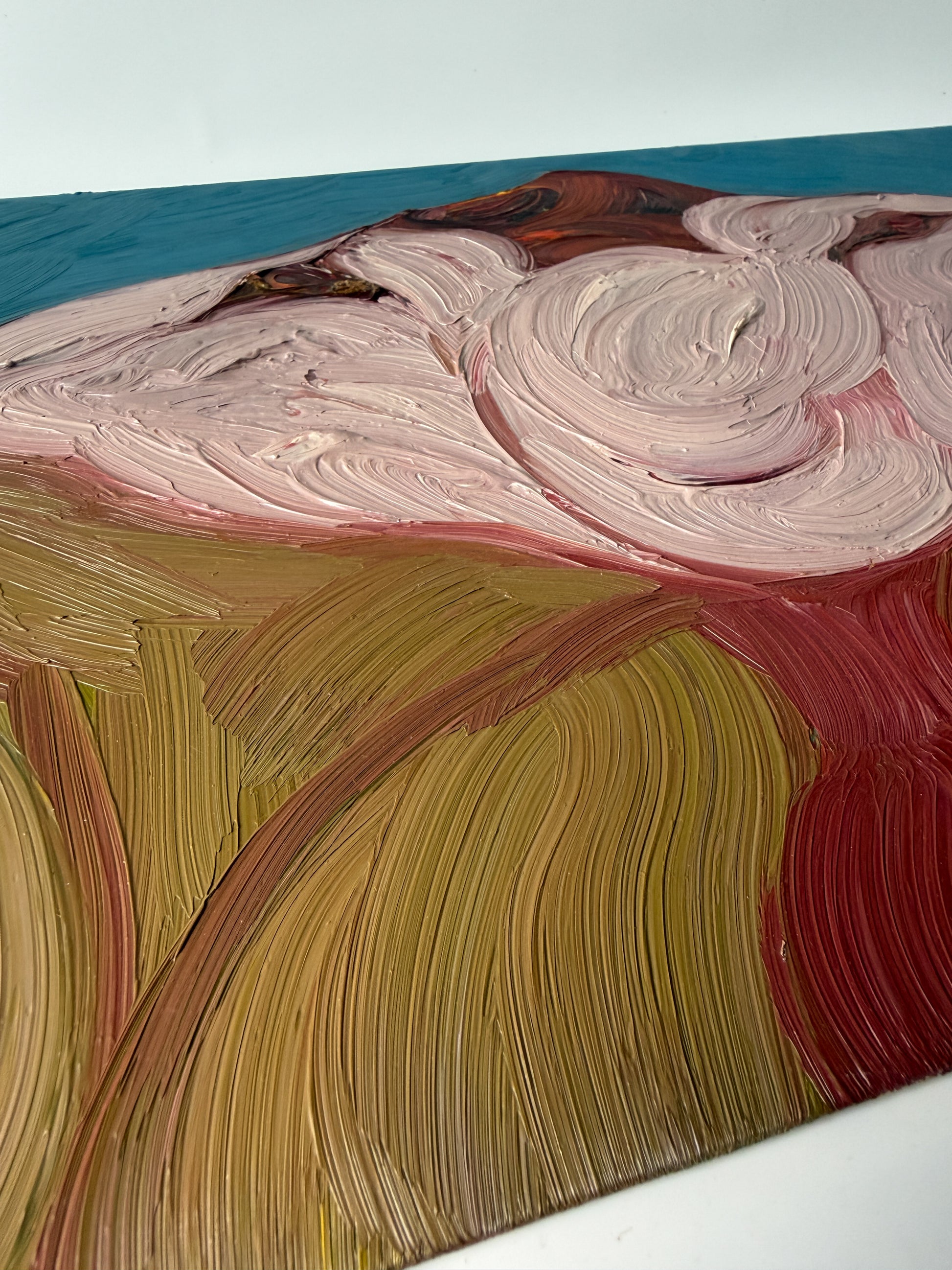 Morris Sokolsky - Oil Impasto on Board 16"W x 10"H - Unframed