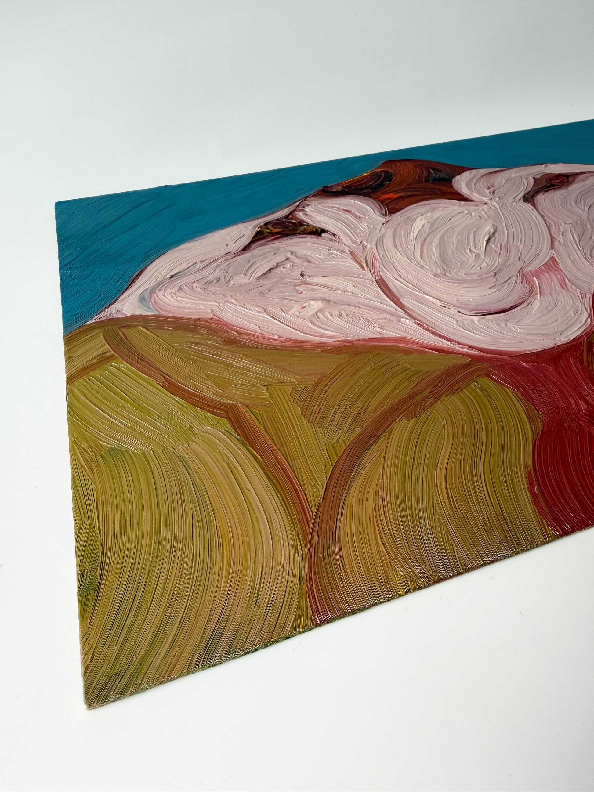Morris Sokolsky - Oil Impasto on Board 16"W x 10"H - Unframed