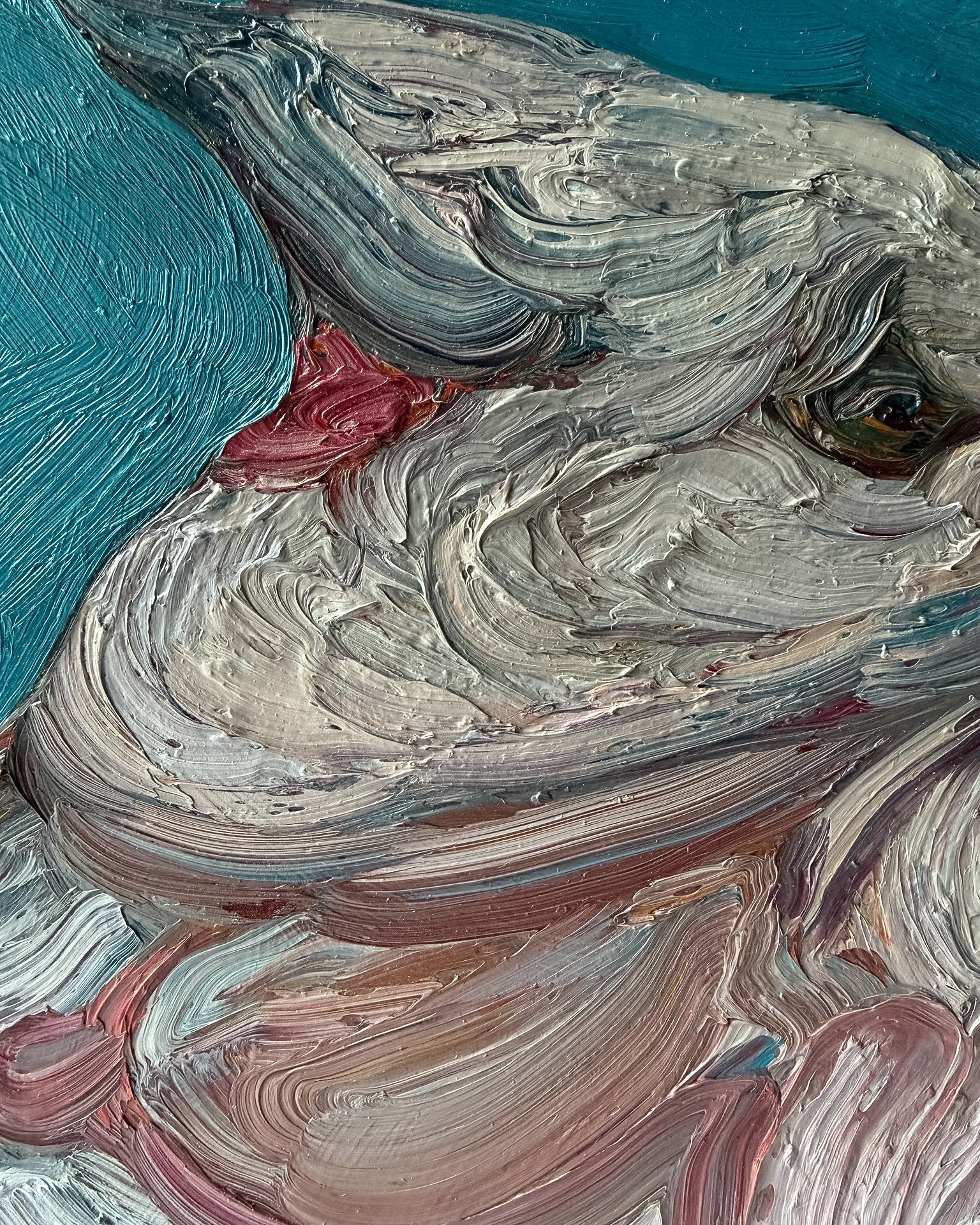 Morris Sokolsky - Oil Impasto on Board 16"W x 10"H - Unframed