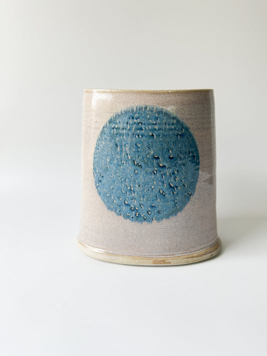 Artist Abstract Ceramic Vase - Signed