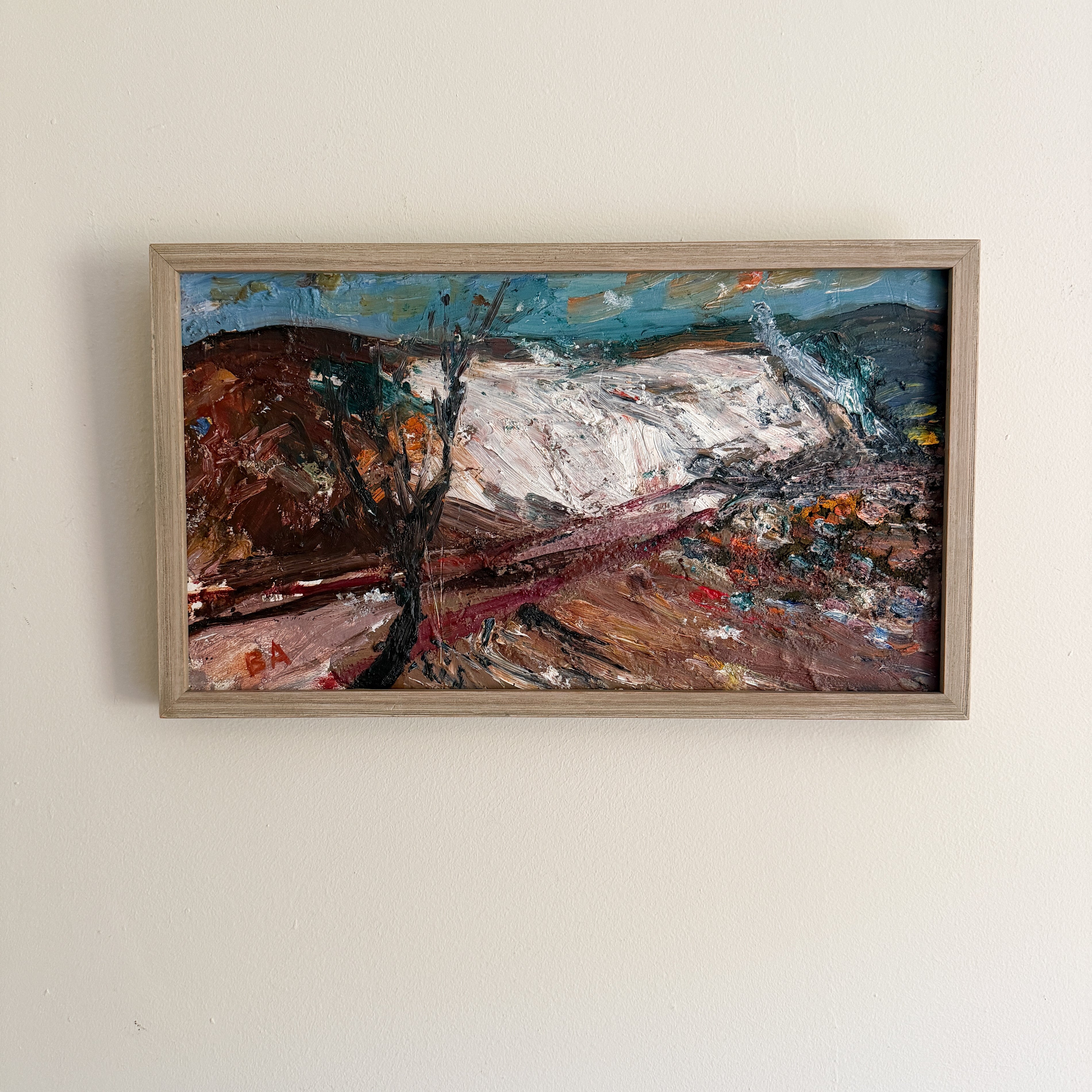 BERTIL ANDERSSON - Landscape - Oil Impasto On Panel, Signed