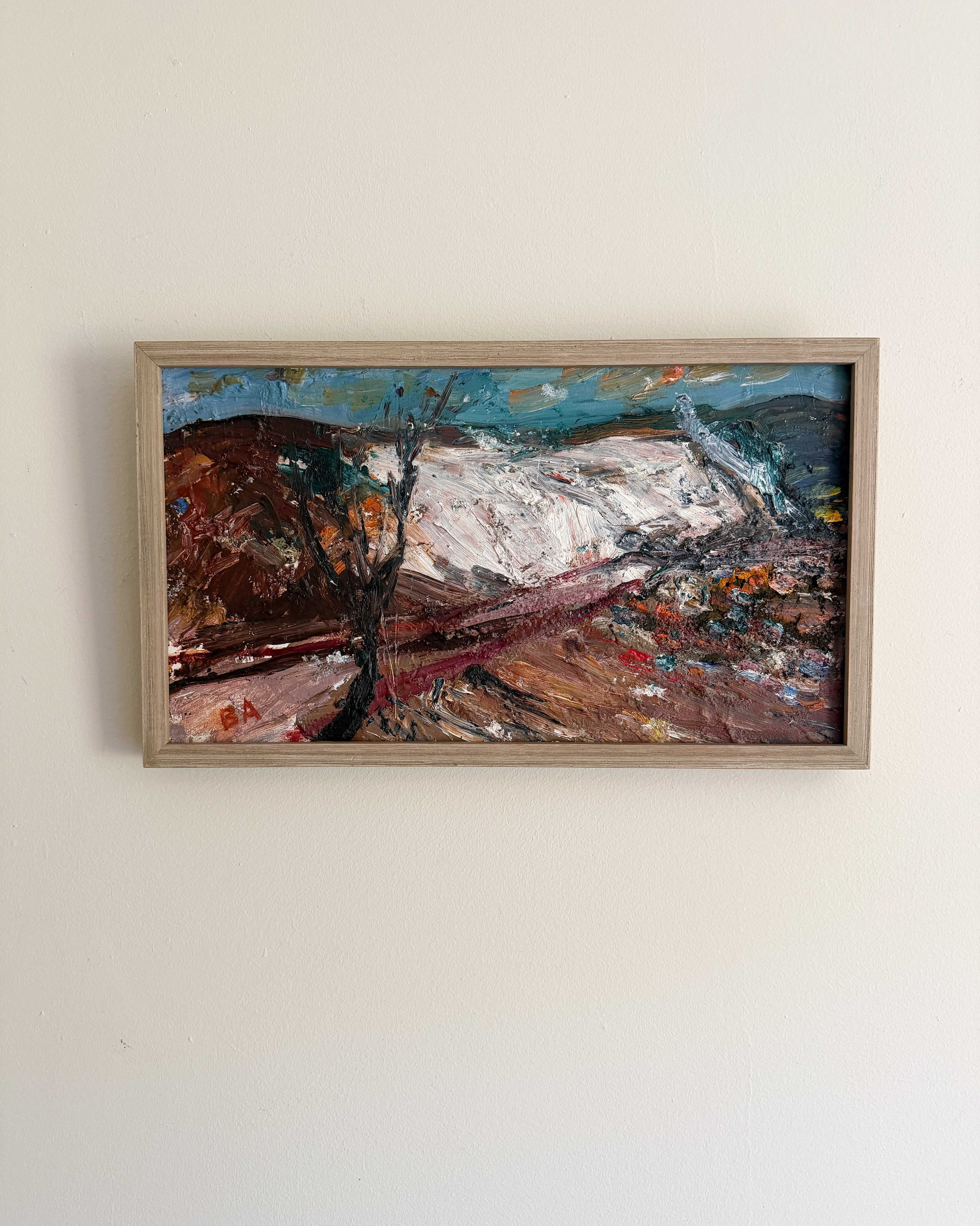 BERTIL ANDERSSON - Landscape - Oil Impasto On Panel, Signed