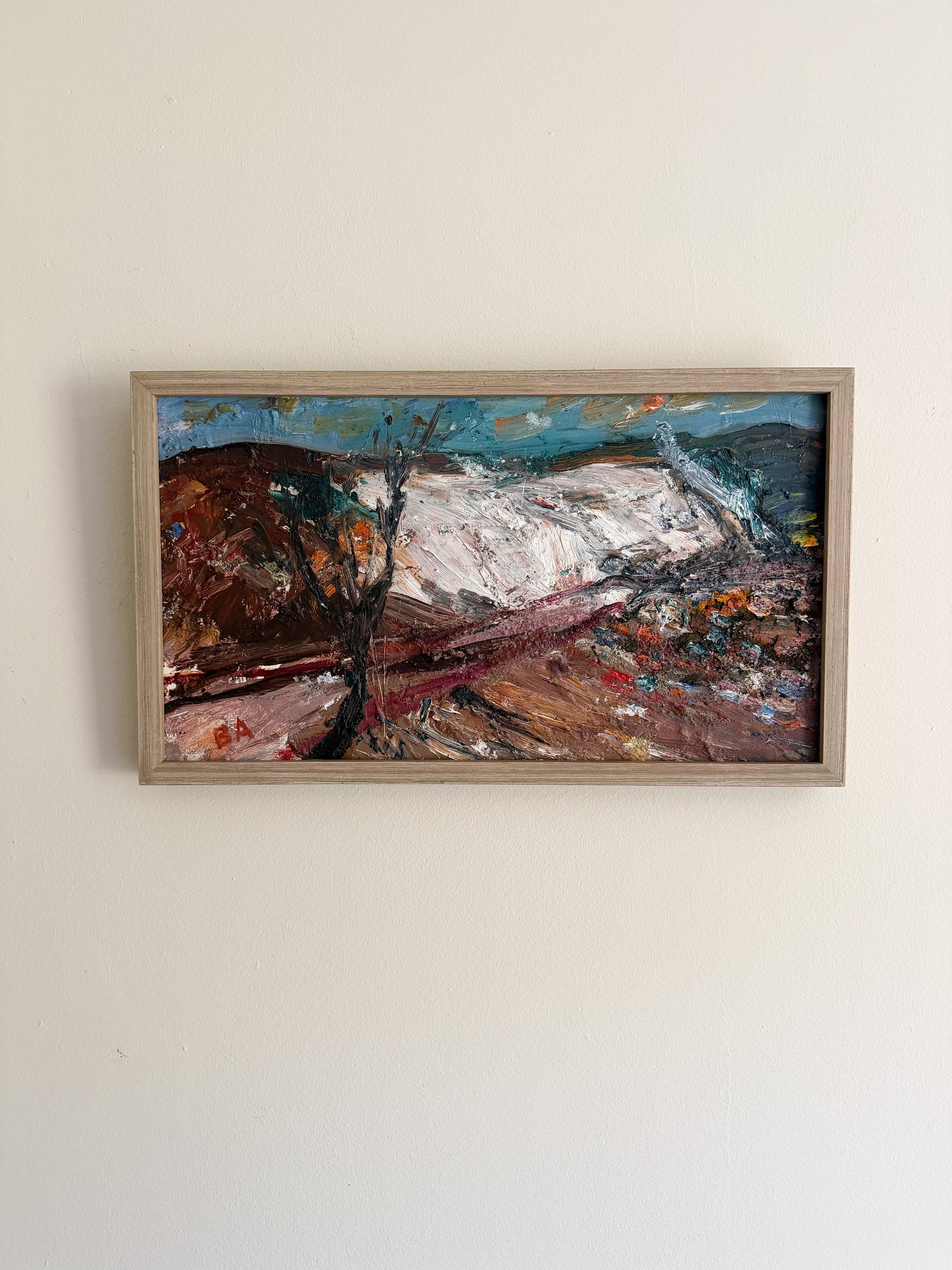 BERTIL ANDERSSON - Landscape - Oil Impasto On Panel, Signed