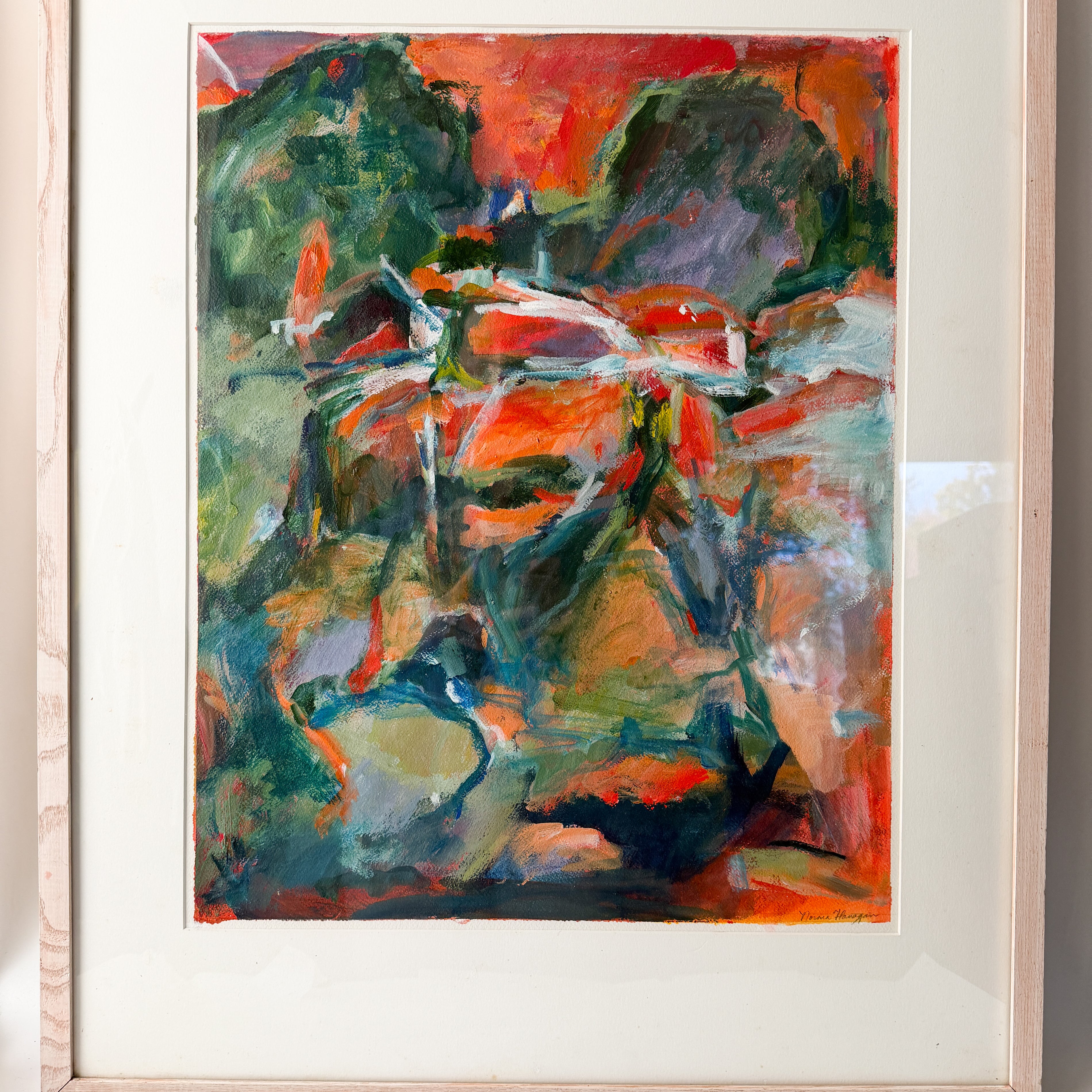 Framed Oil Painting by Norma B. Flanagan #1