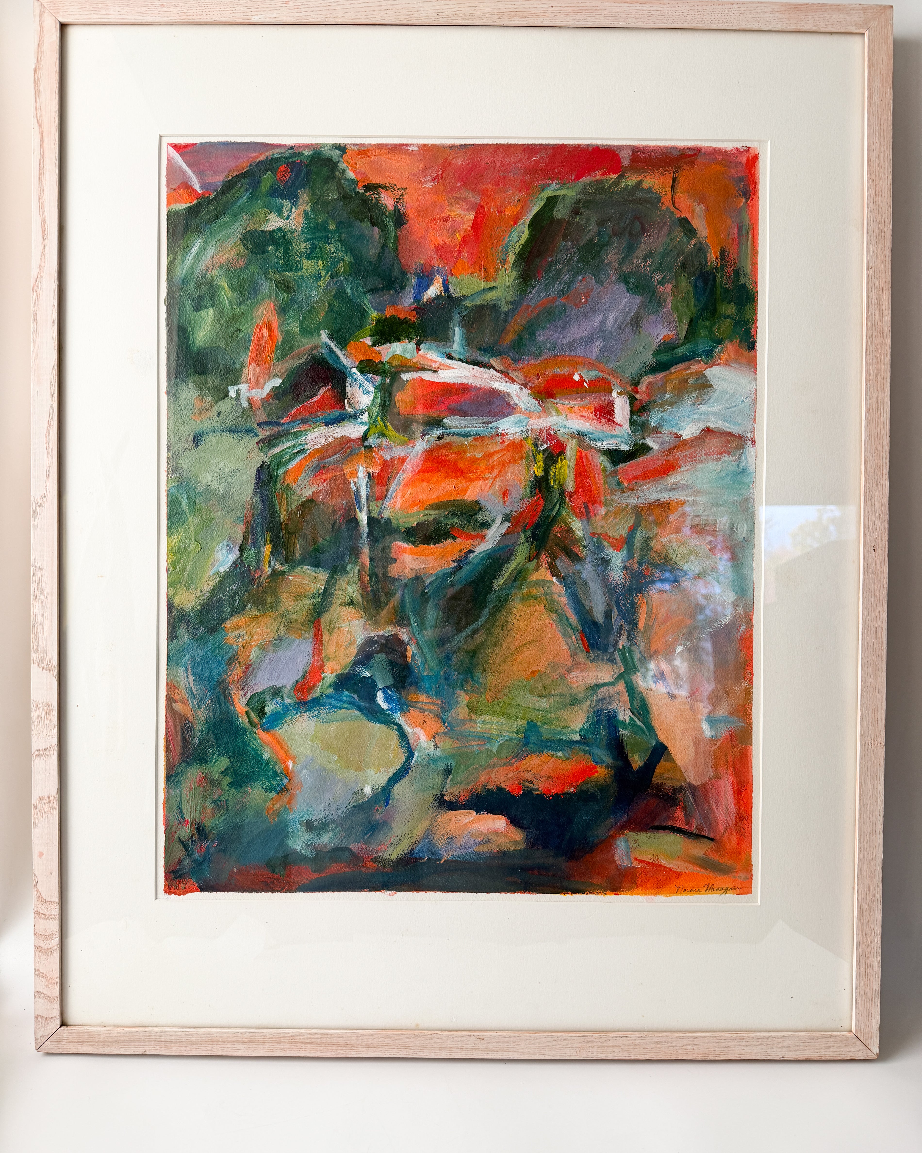 Framed Oil Painting by Norma B. Flanagan #1