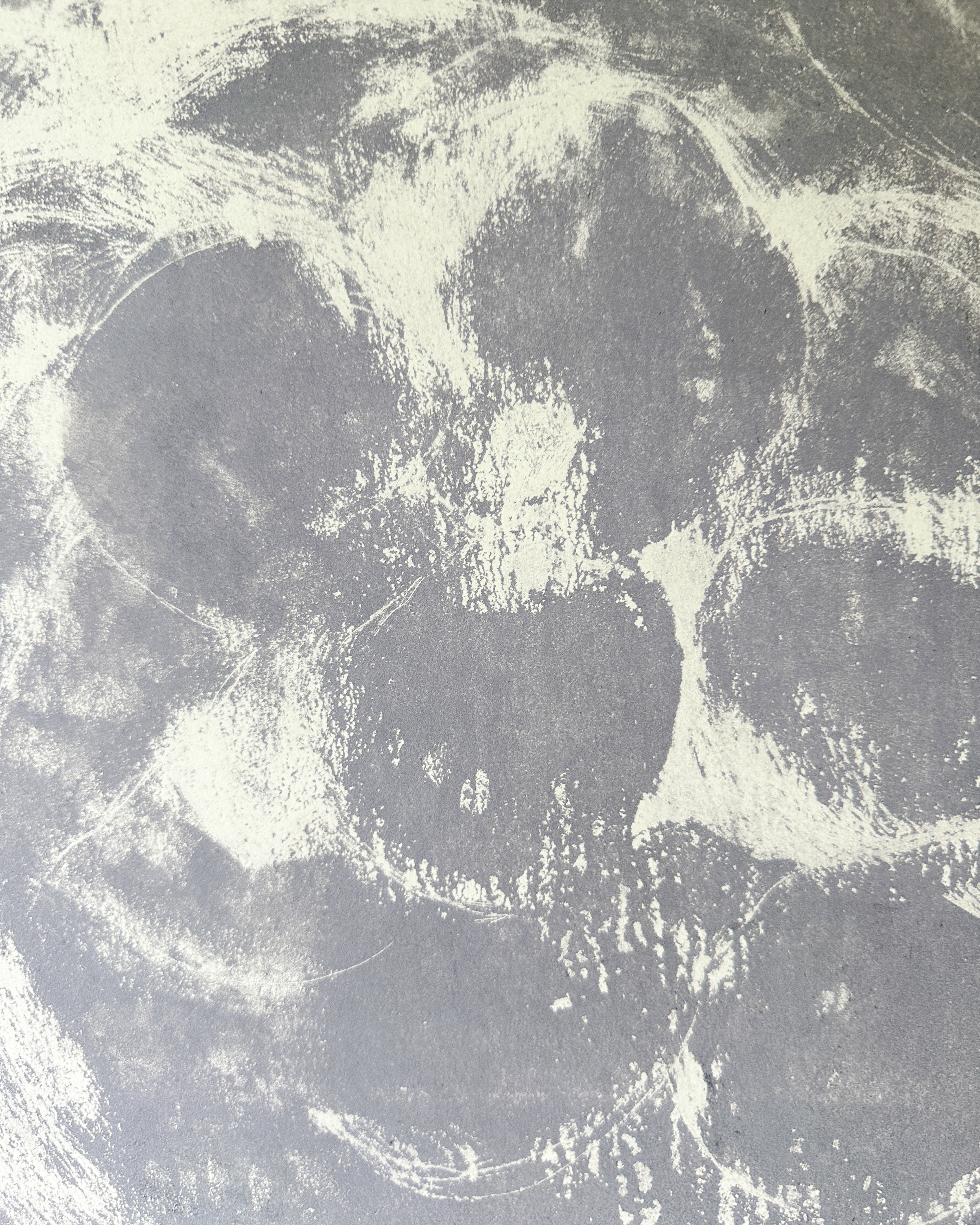 "TRANSCRIPTION FOR FRUIT" yellow/gray (for Erik Satie) Gnossinne No. 2 by Artist Jane Matteson (21" W x 17" H)